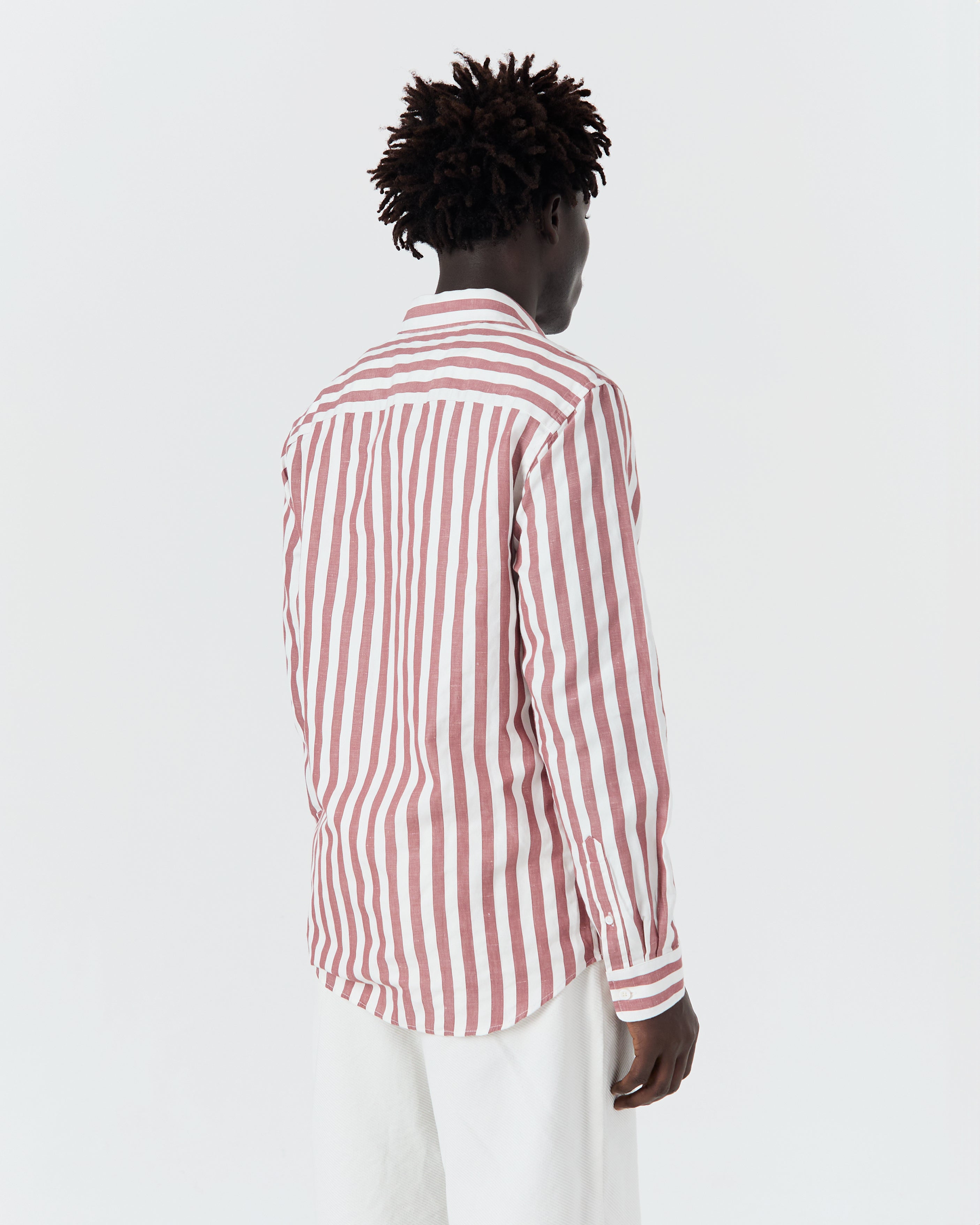Calvi shirt in red and white