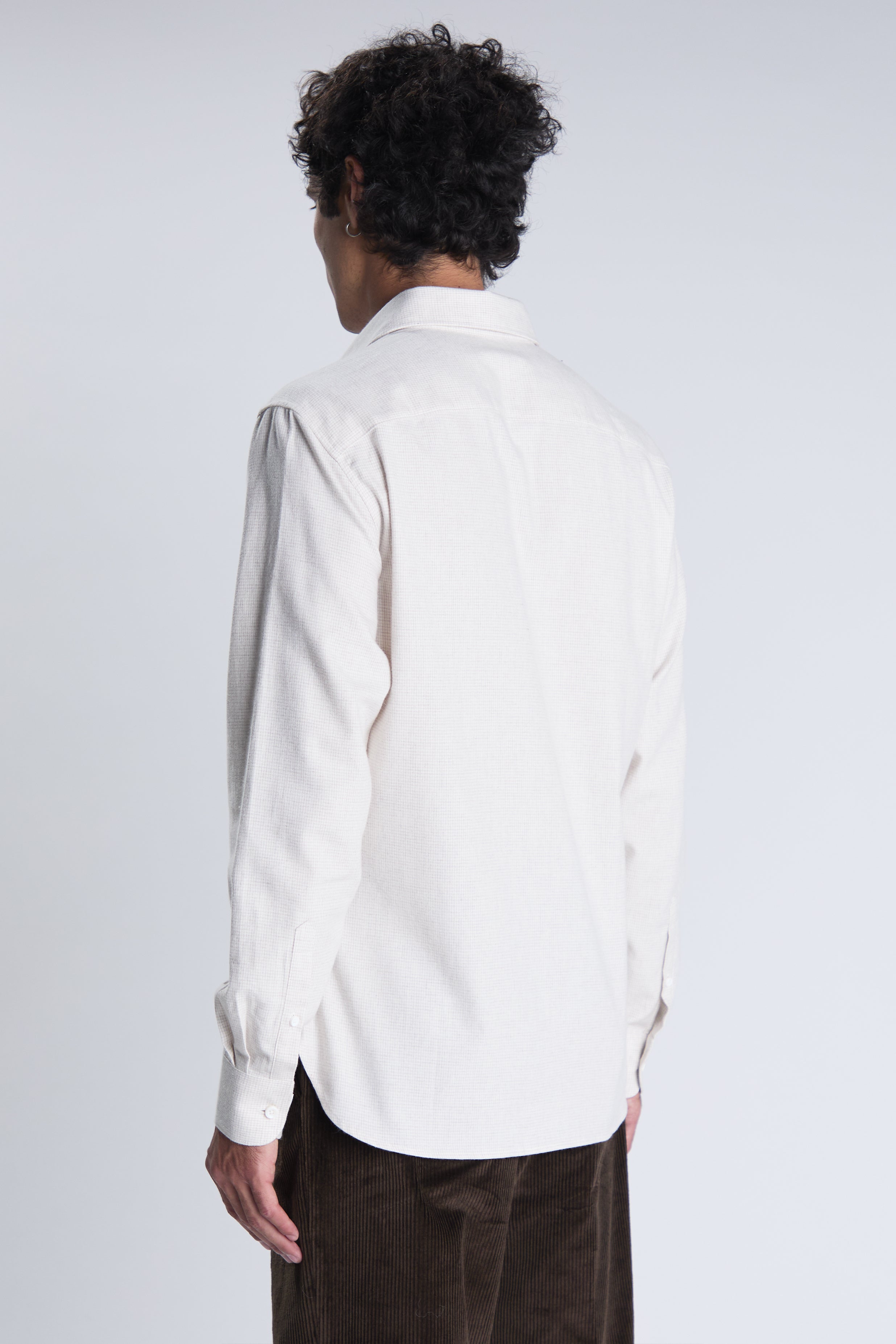 La chemise sans manches Lenny x Mathilde Lacombe - Popeline de Coton Beige | SESSEI