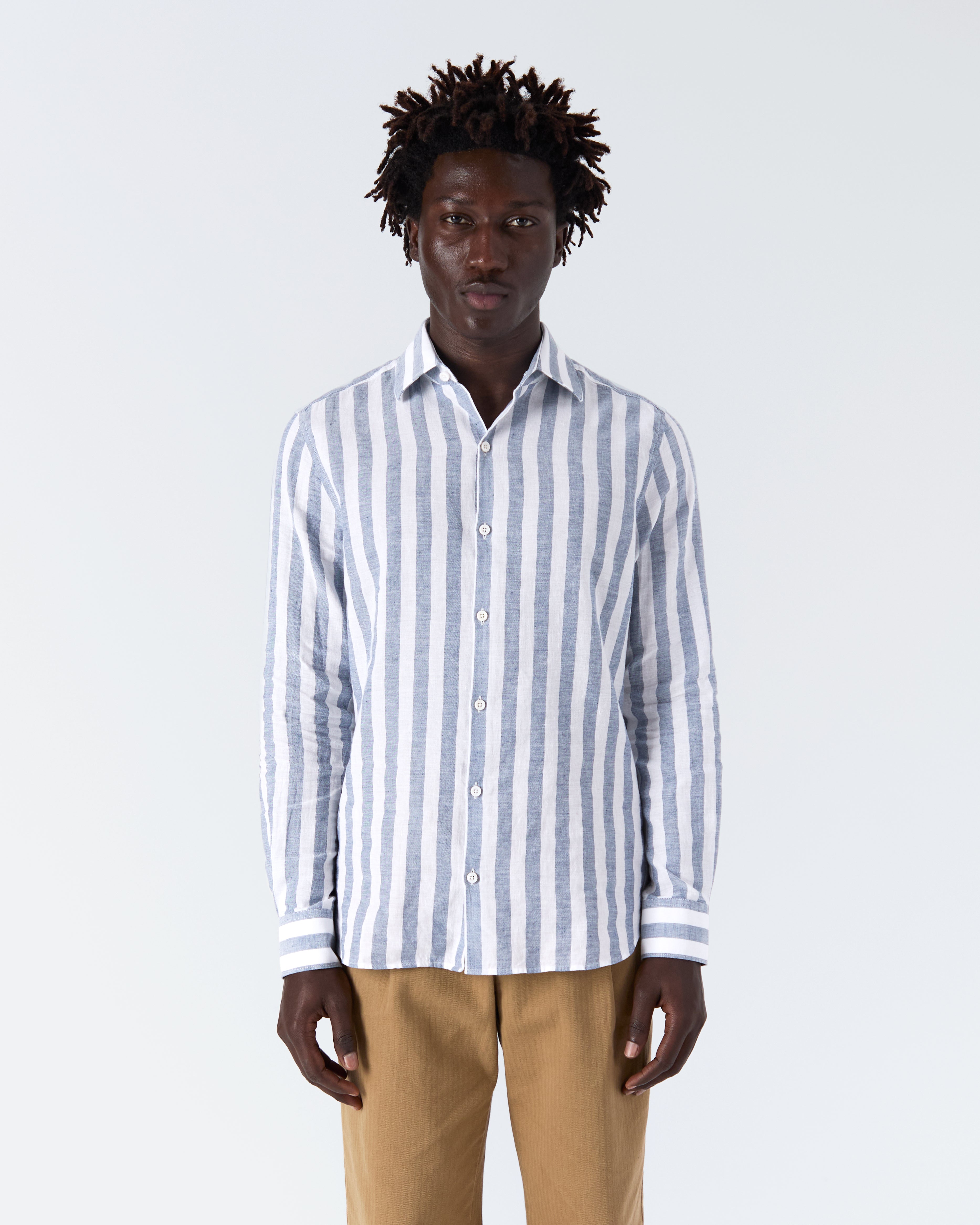 Chemise Volpaia blanc et bleu