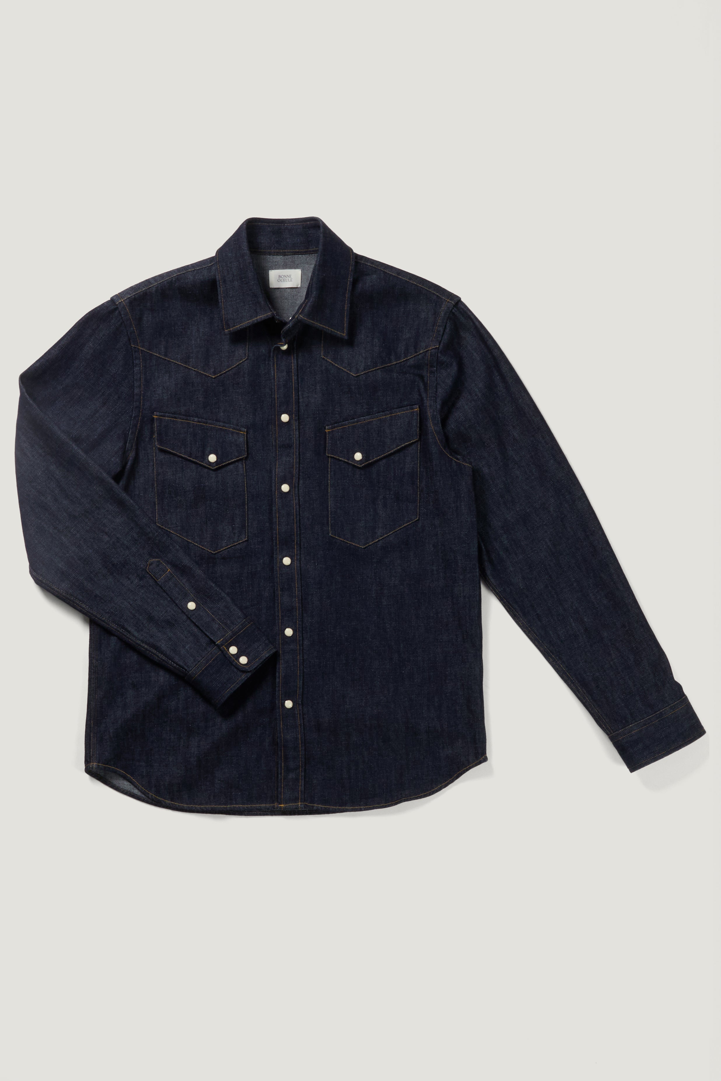 Camargue shirt in raw denim