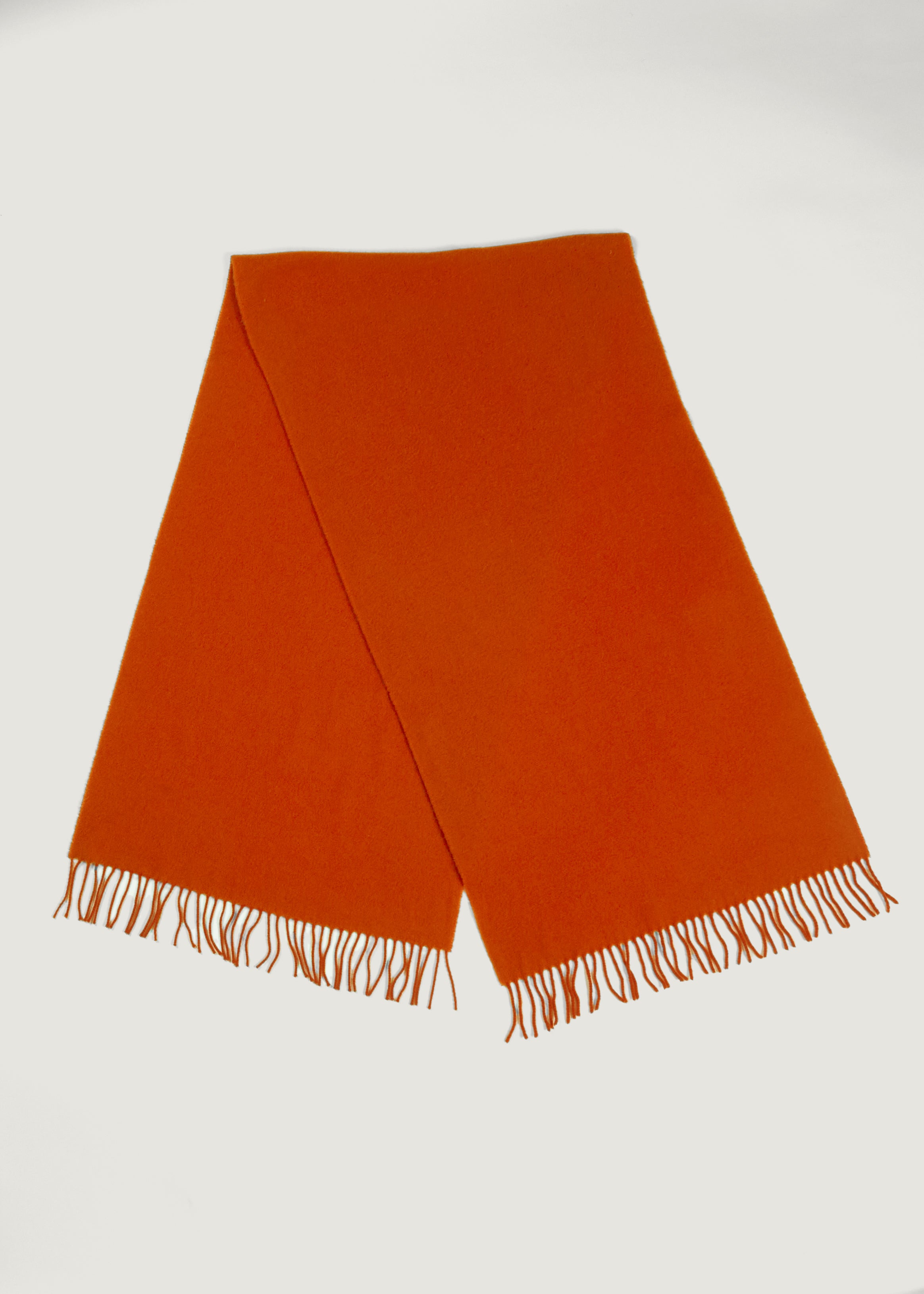 Orange Cabourg Wool Cashmere Scarf