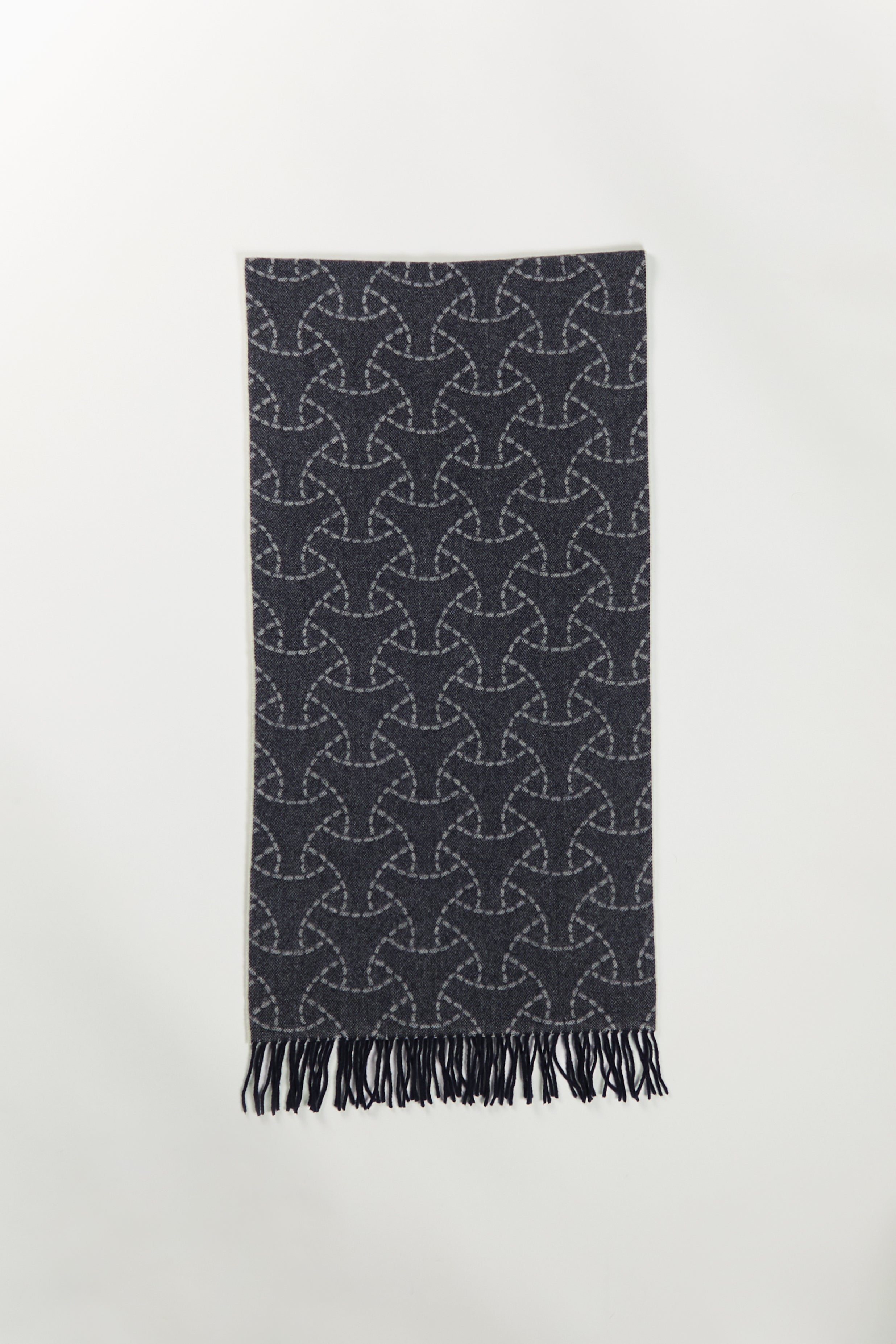 Sashiko scarf in indigo