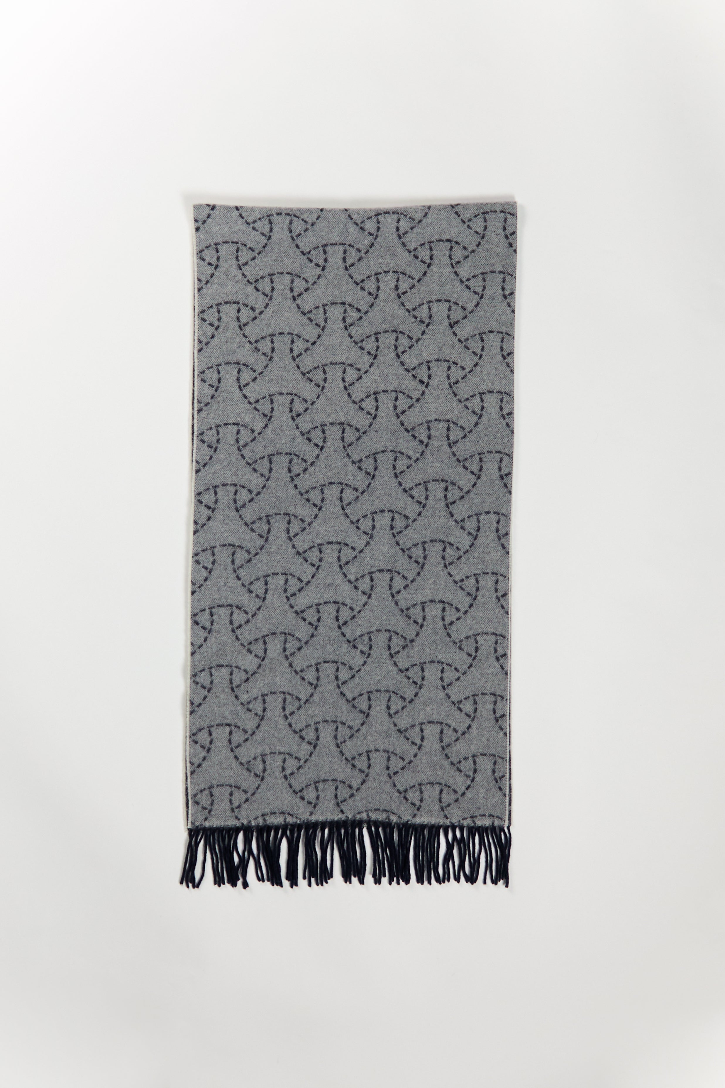 Sashiko scarf in indigo