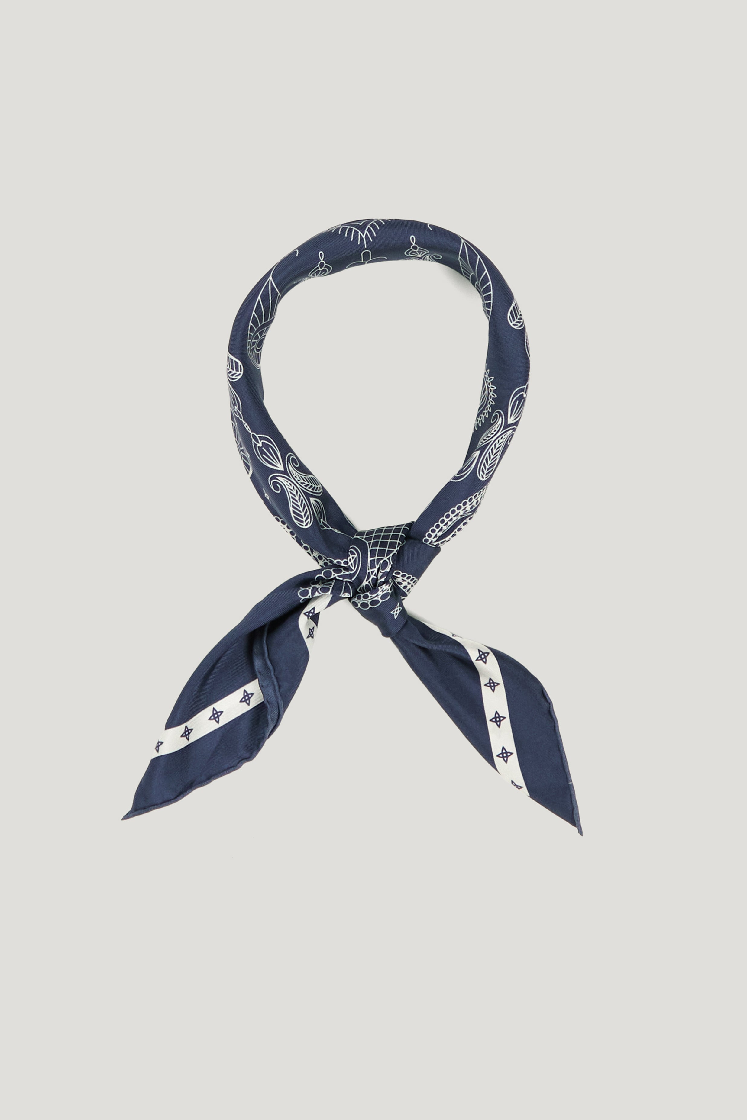 Foulard Biarritz indigo