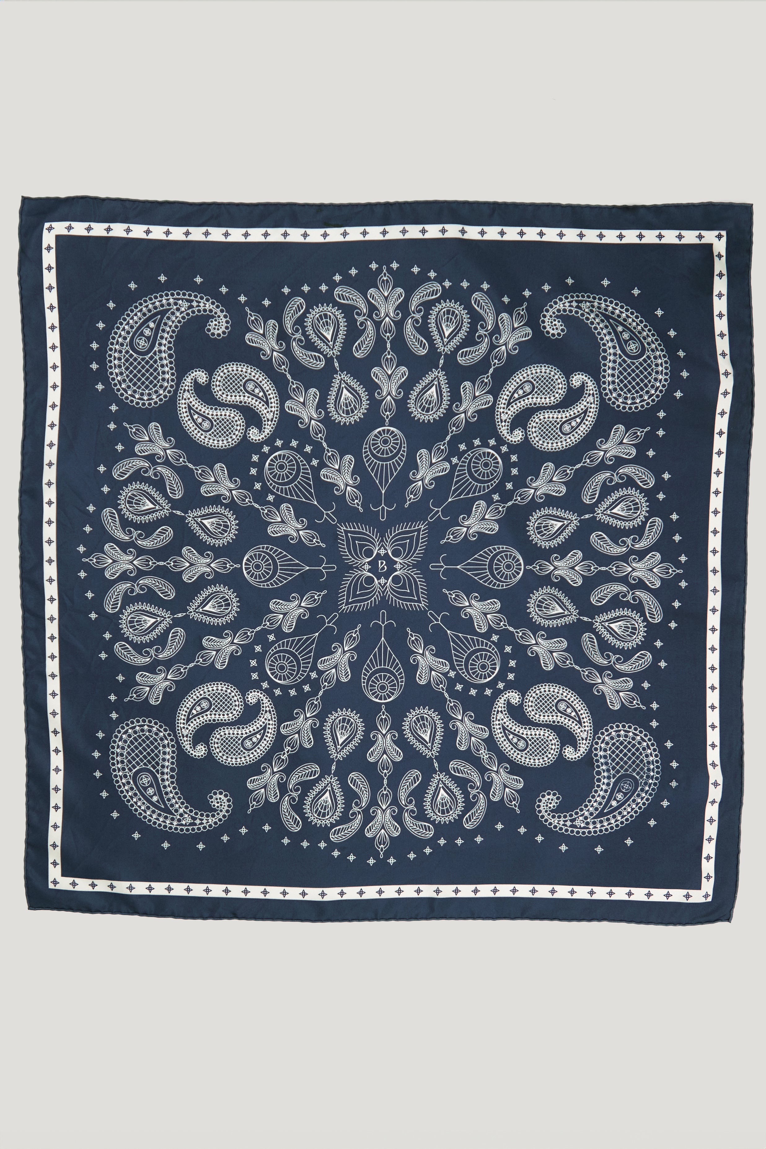 Foulard Biarritz indigo