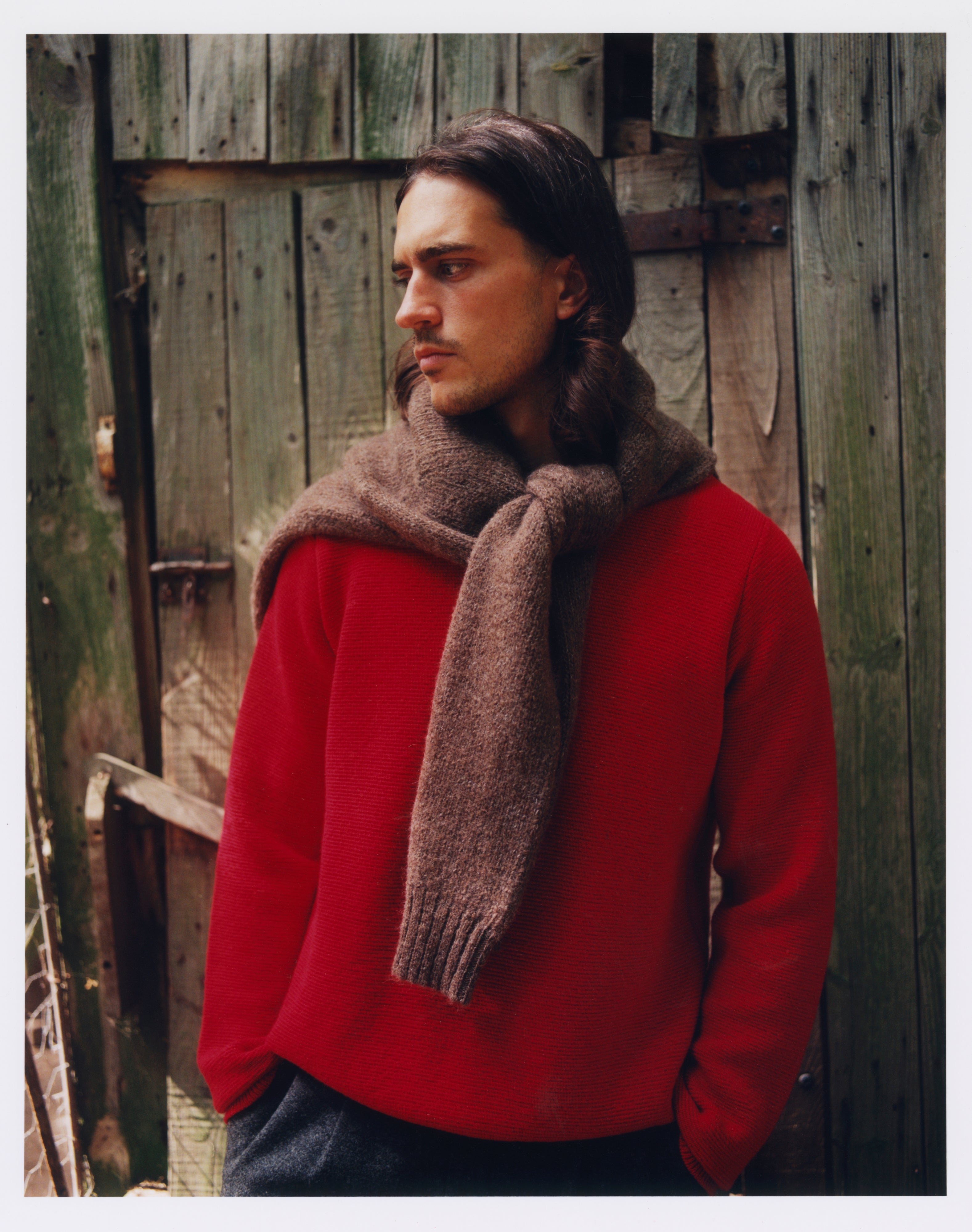 Pull Trevise rouge Bonnegueule