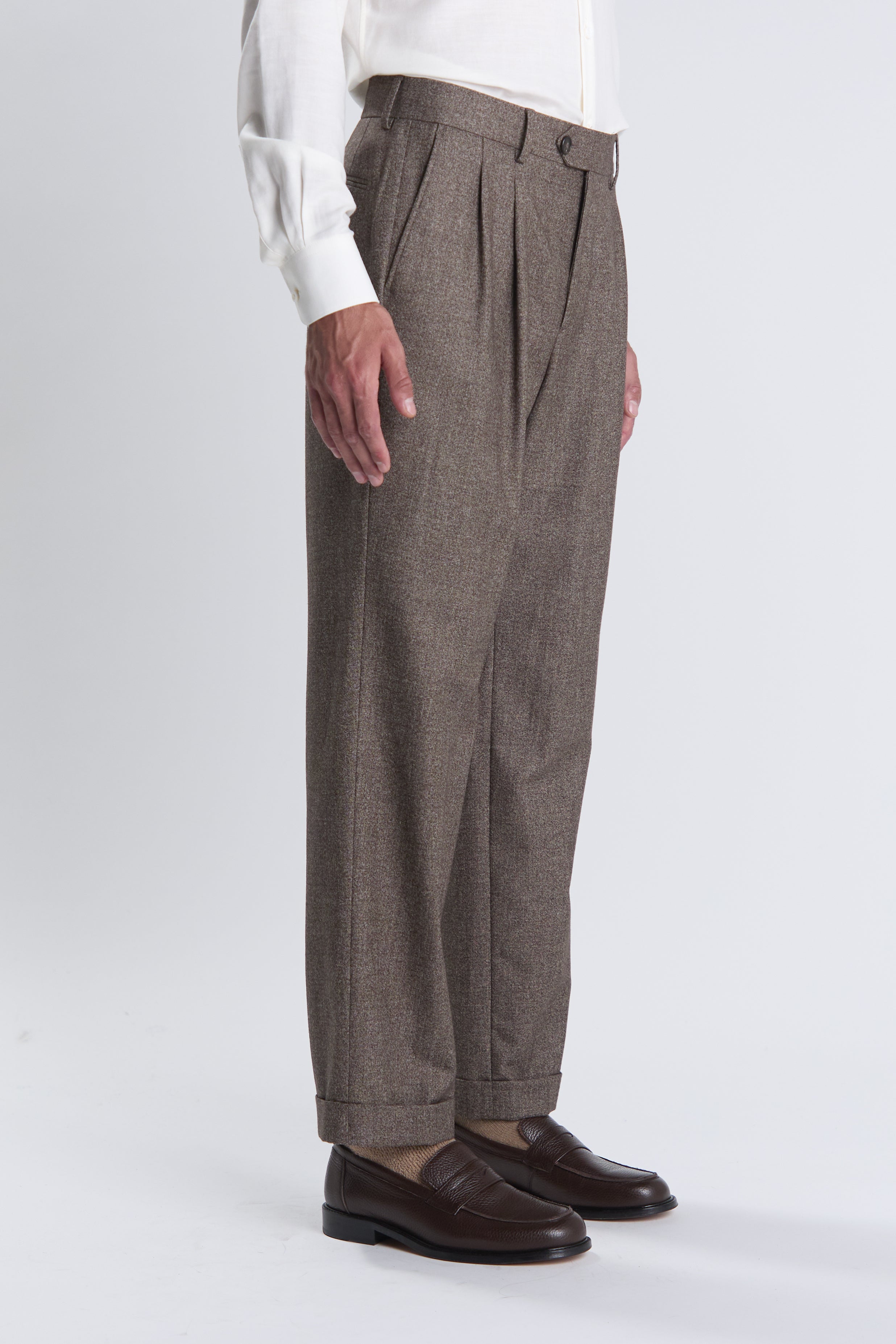 Bergame trousers in taupe