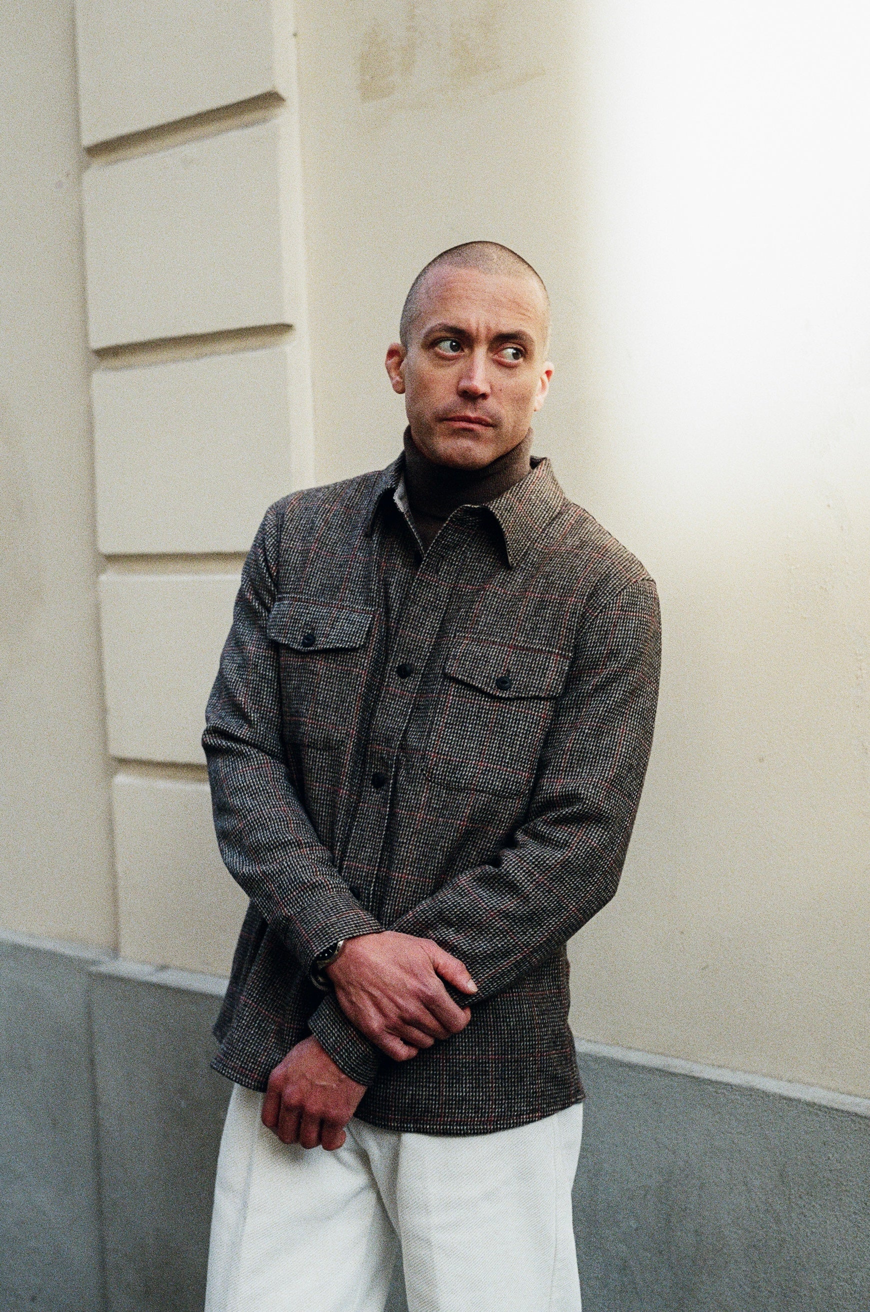 Surchemise Milo grise à motif