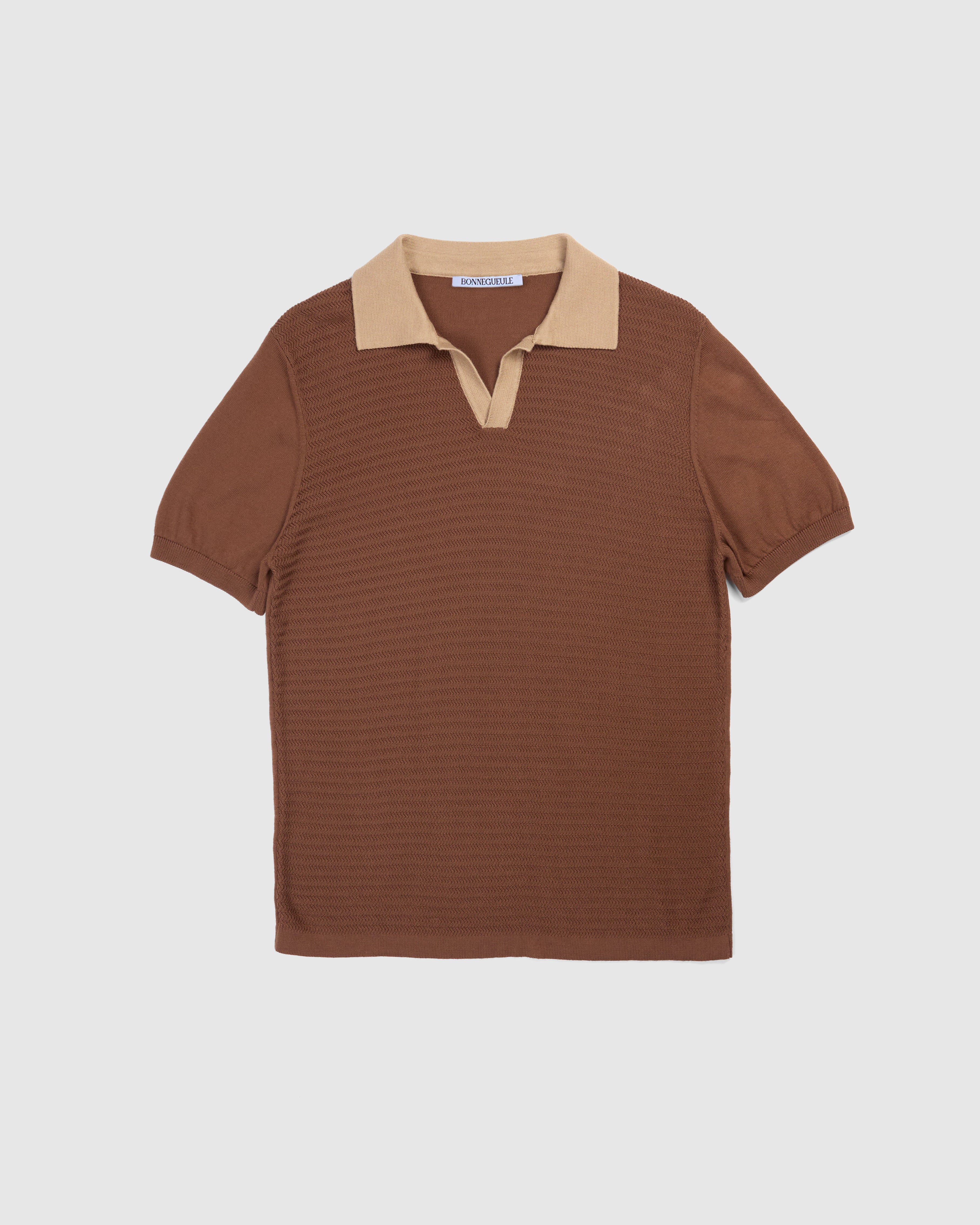 Numana polo in brown