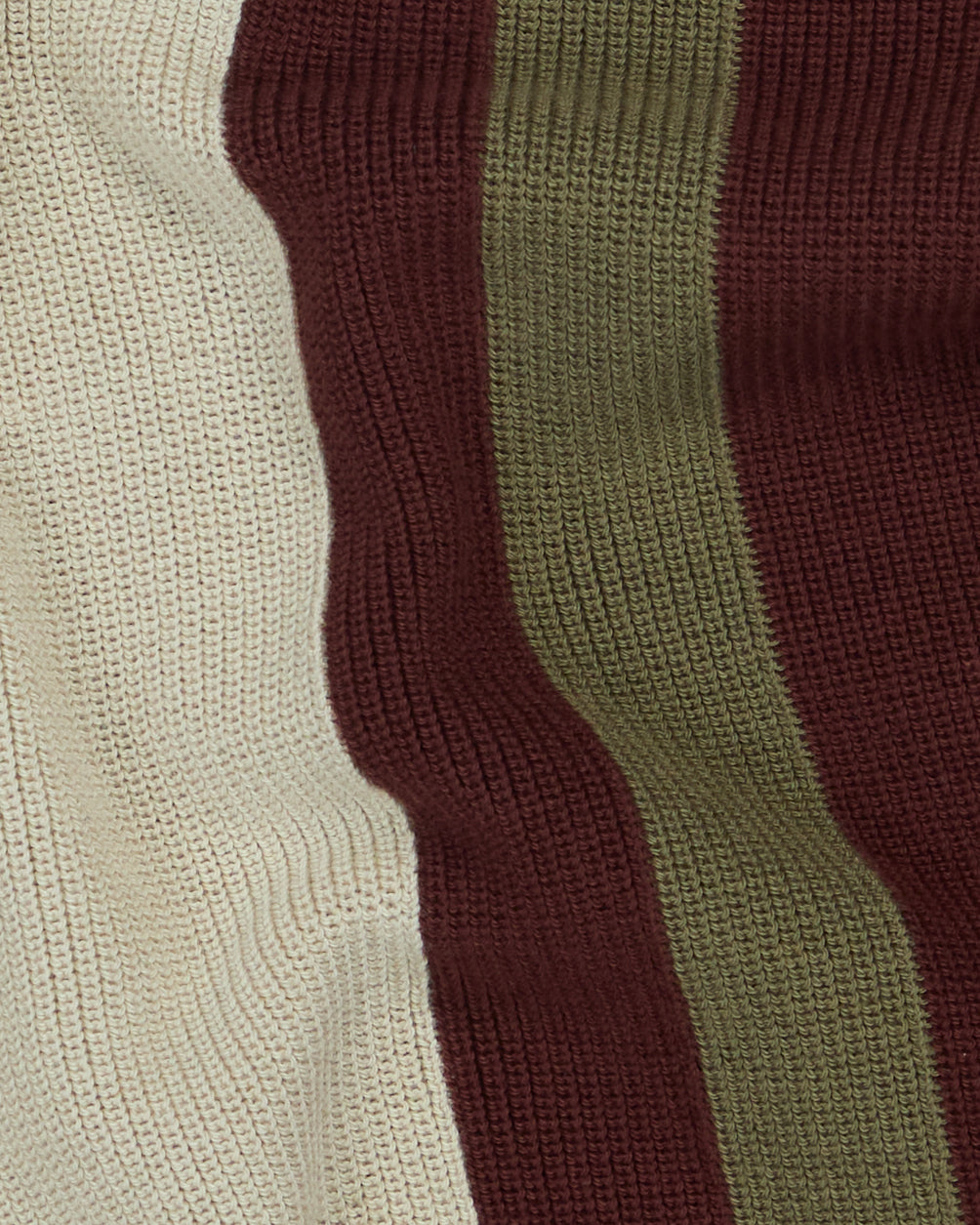 Numana polo in terracotta stripes