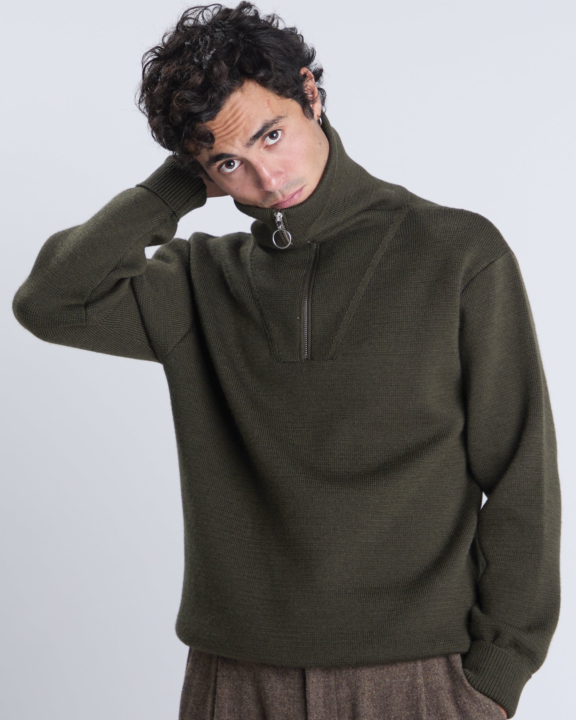 Matera sweater in khaki