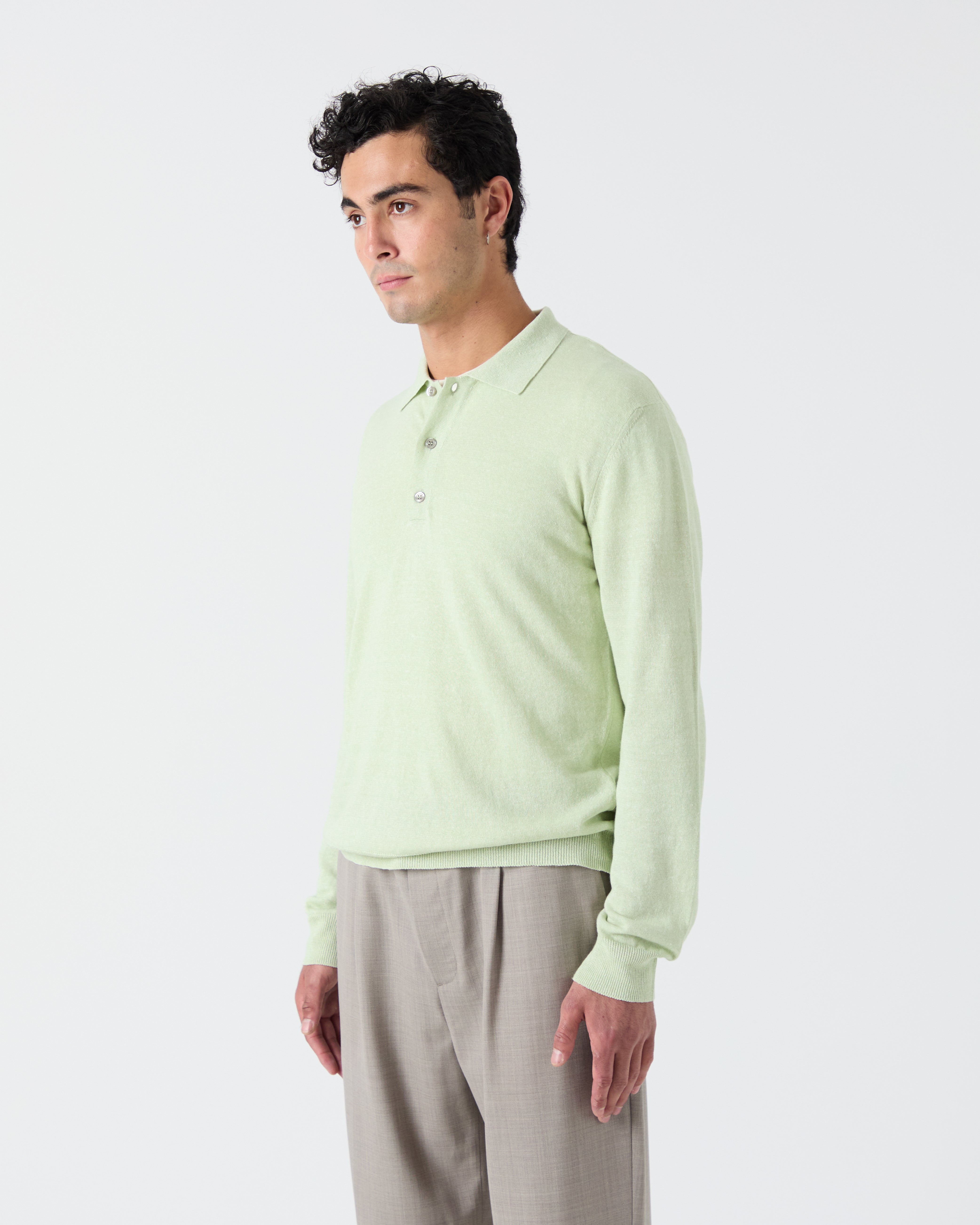 Padova sweater in pastel green