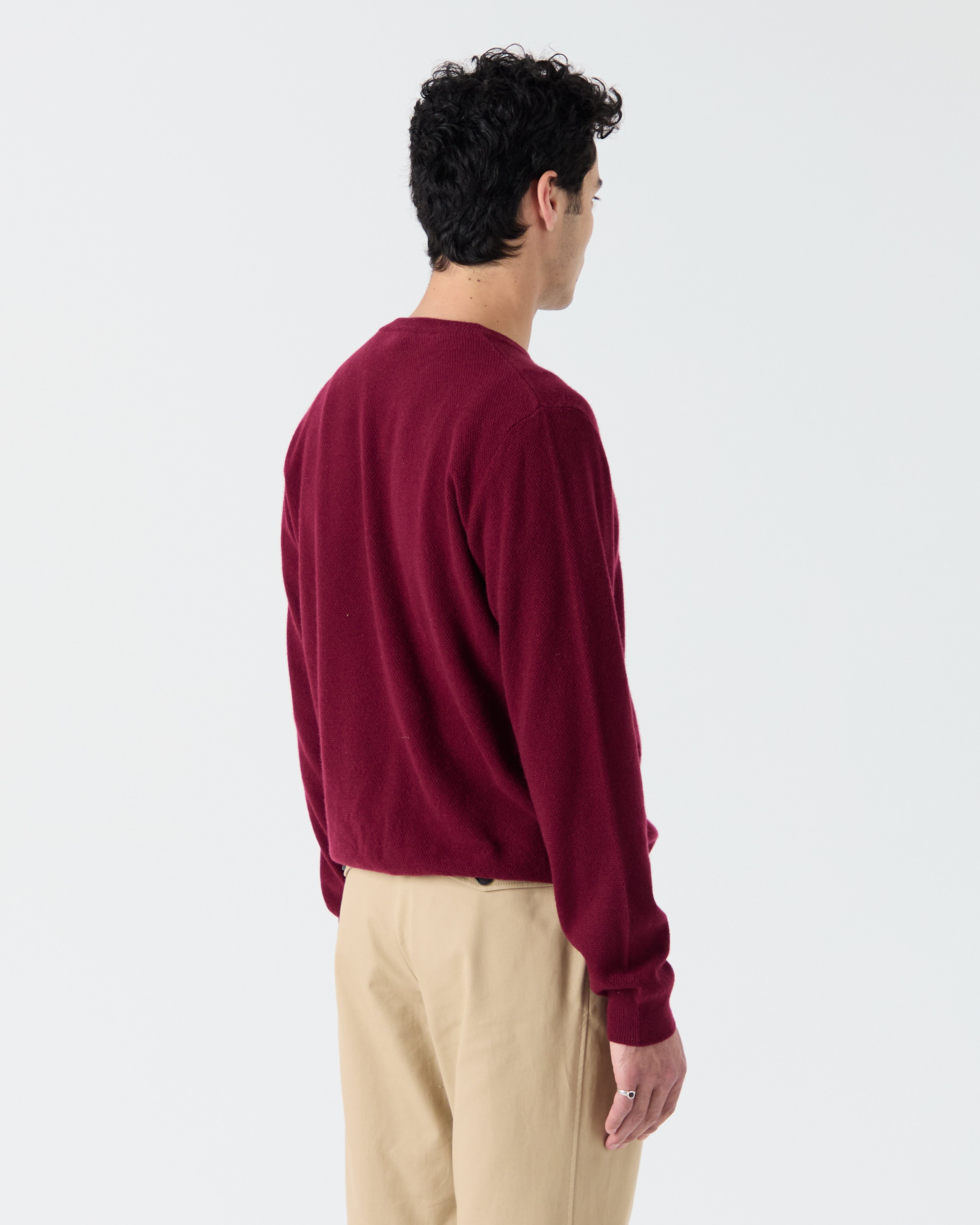 Veneto sweater in burgundy