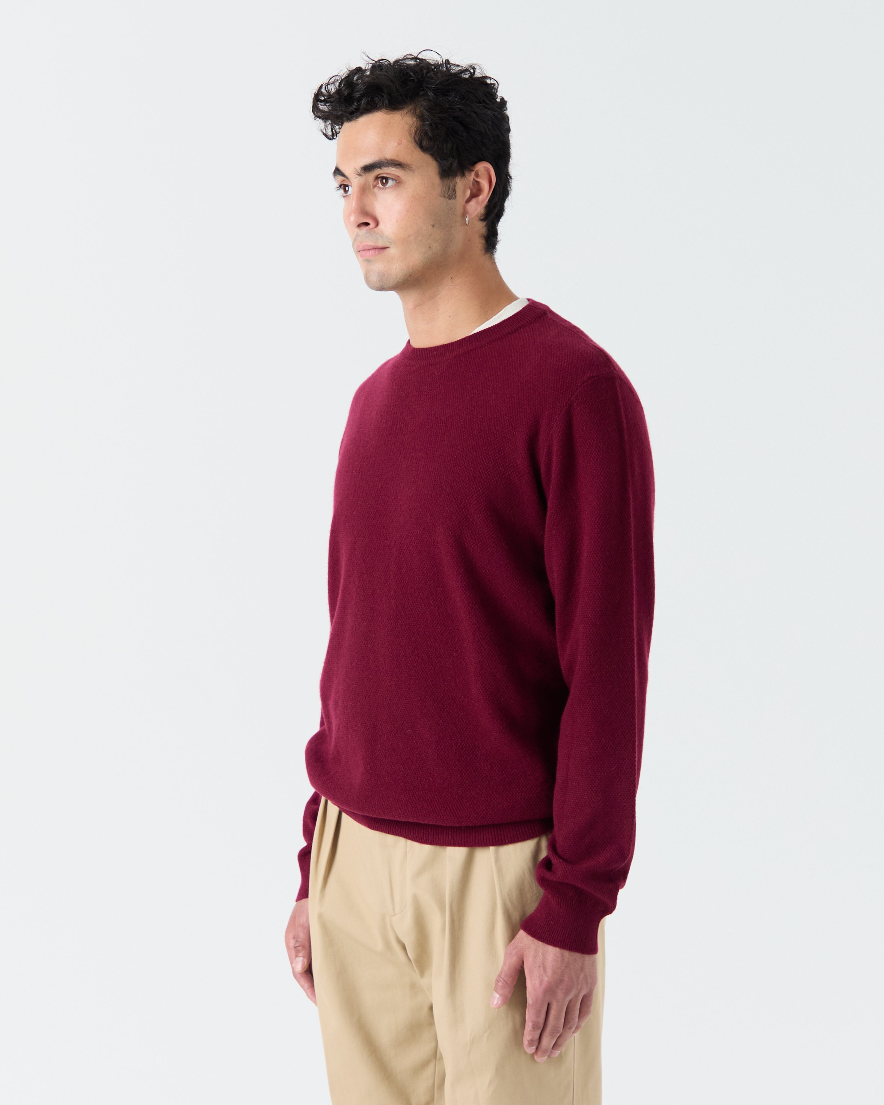 Veneto sweater in burgundy