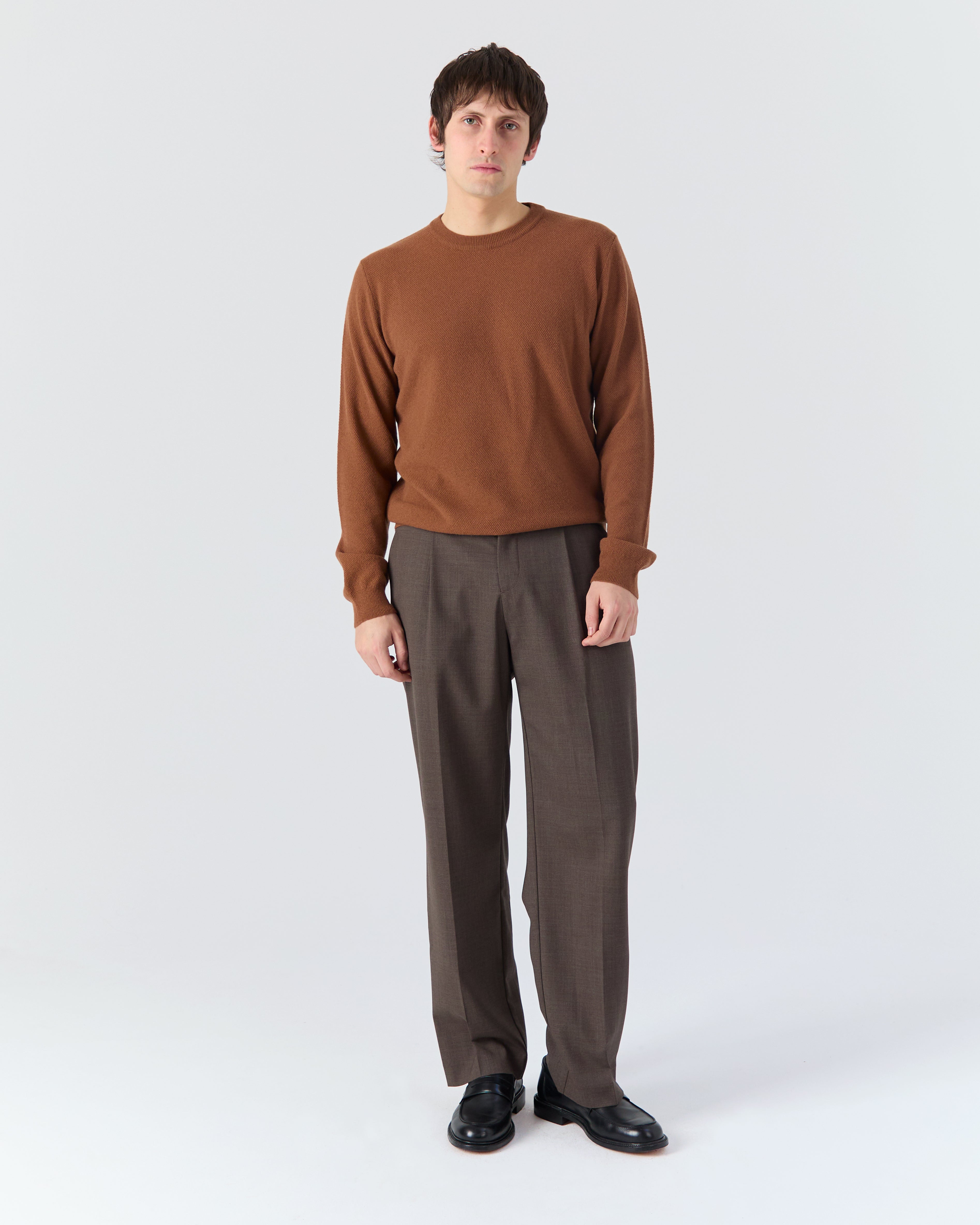 Veneto sweater in hazelnut