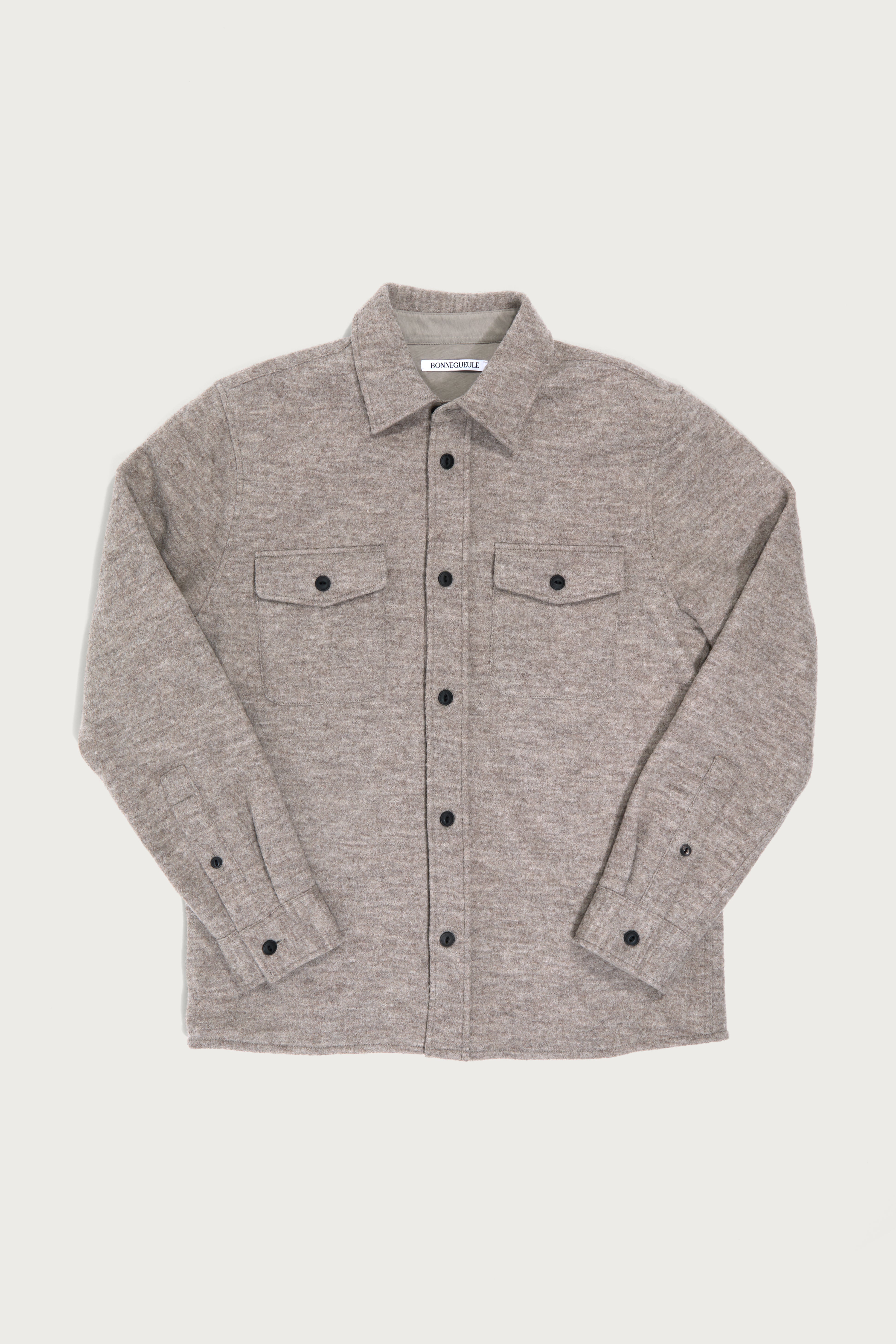 Milo overshirt in beige