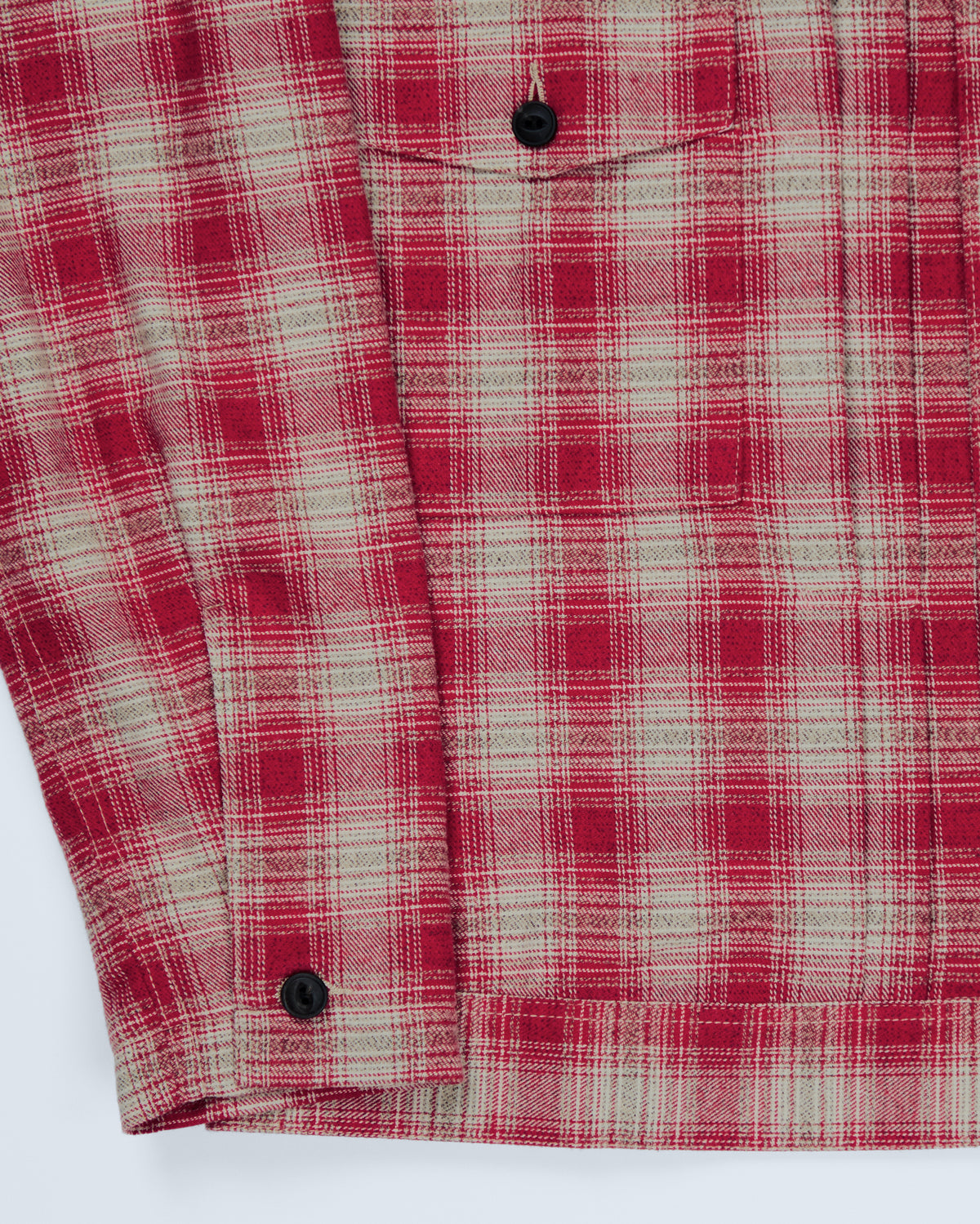 Nara overshirt in red