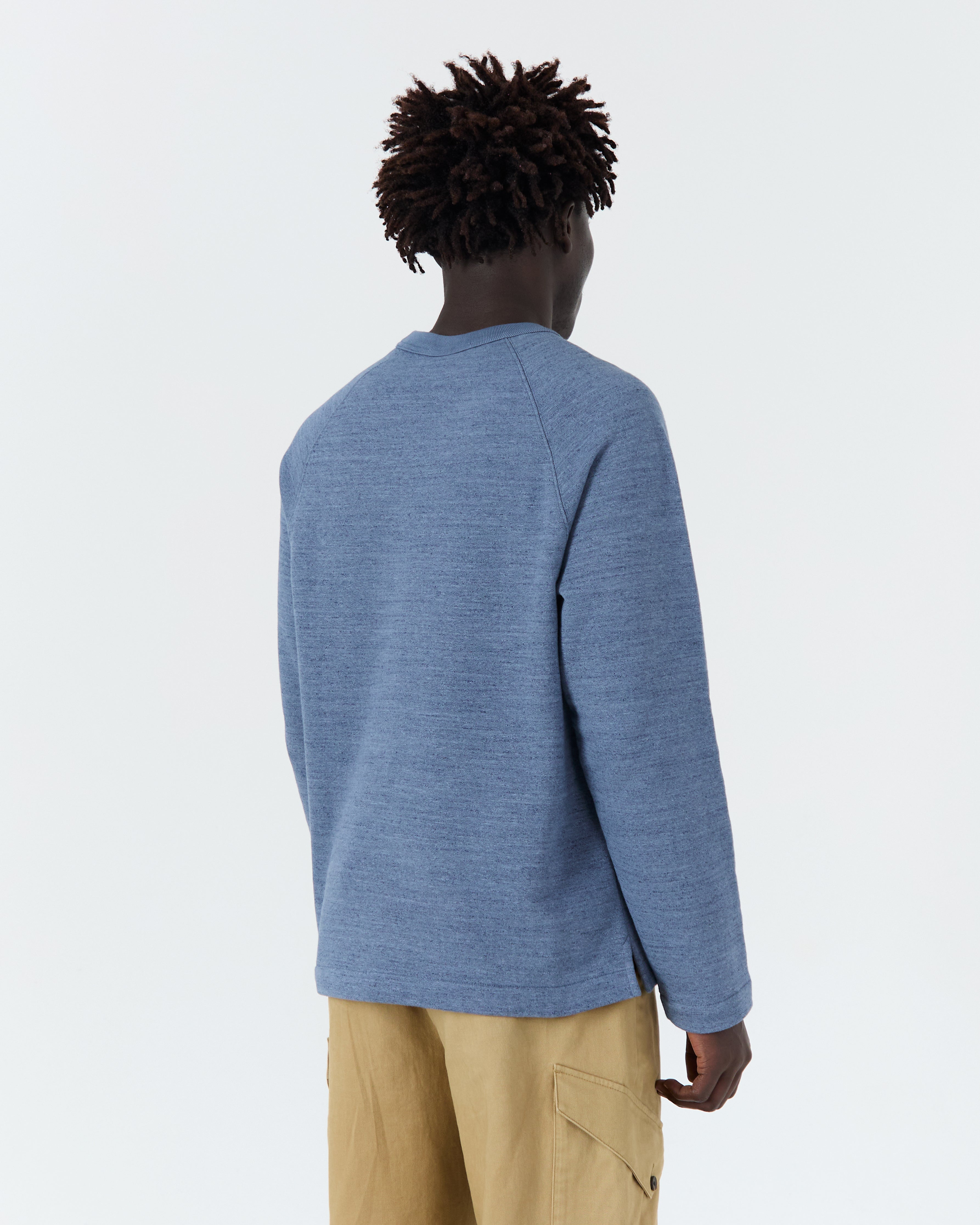 Lowell sweatshirt in indigo