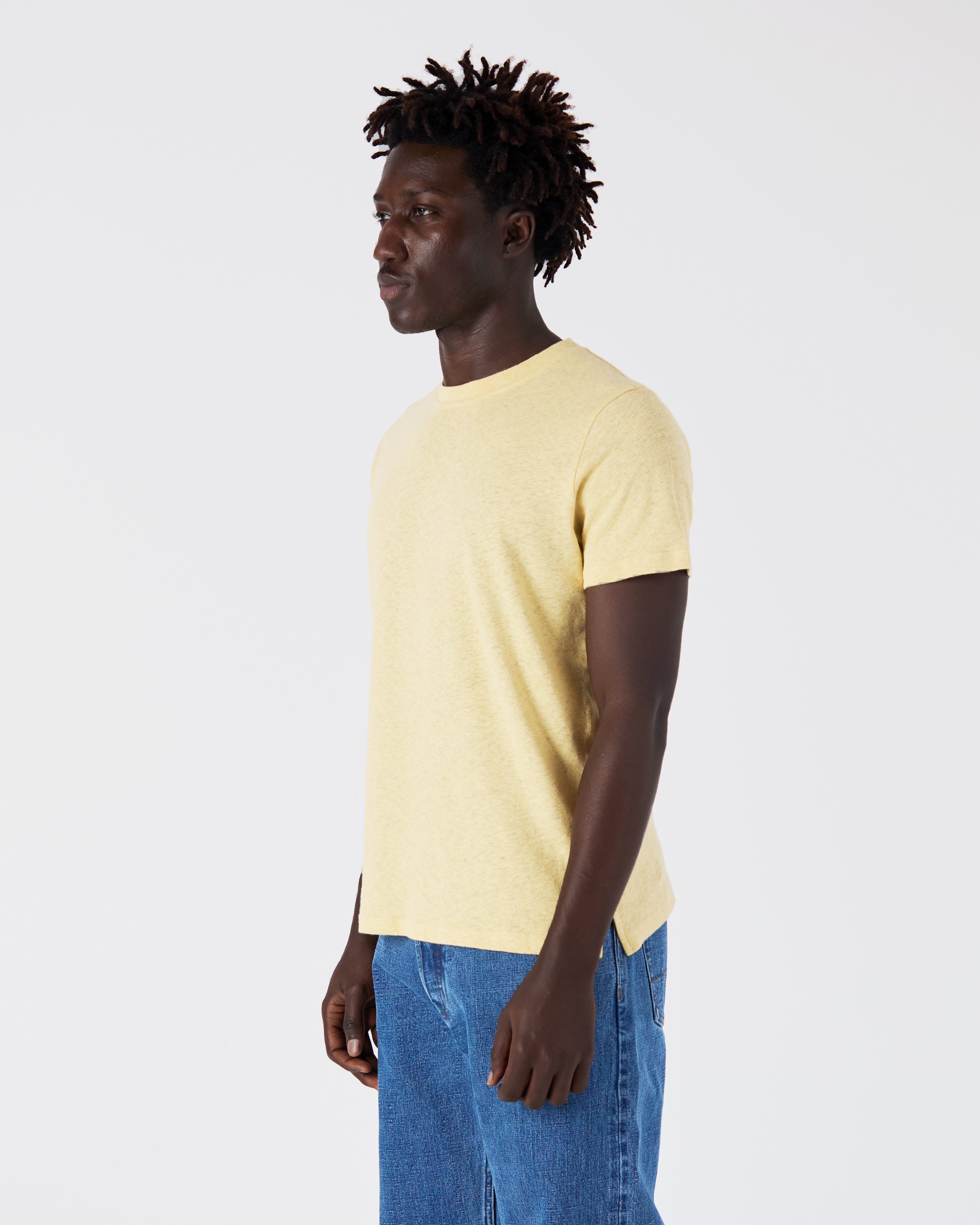 Miami t-shirt in pale yellow