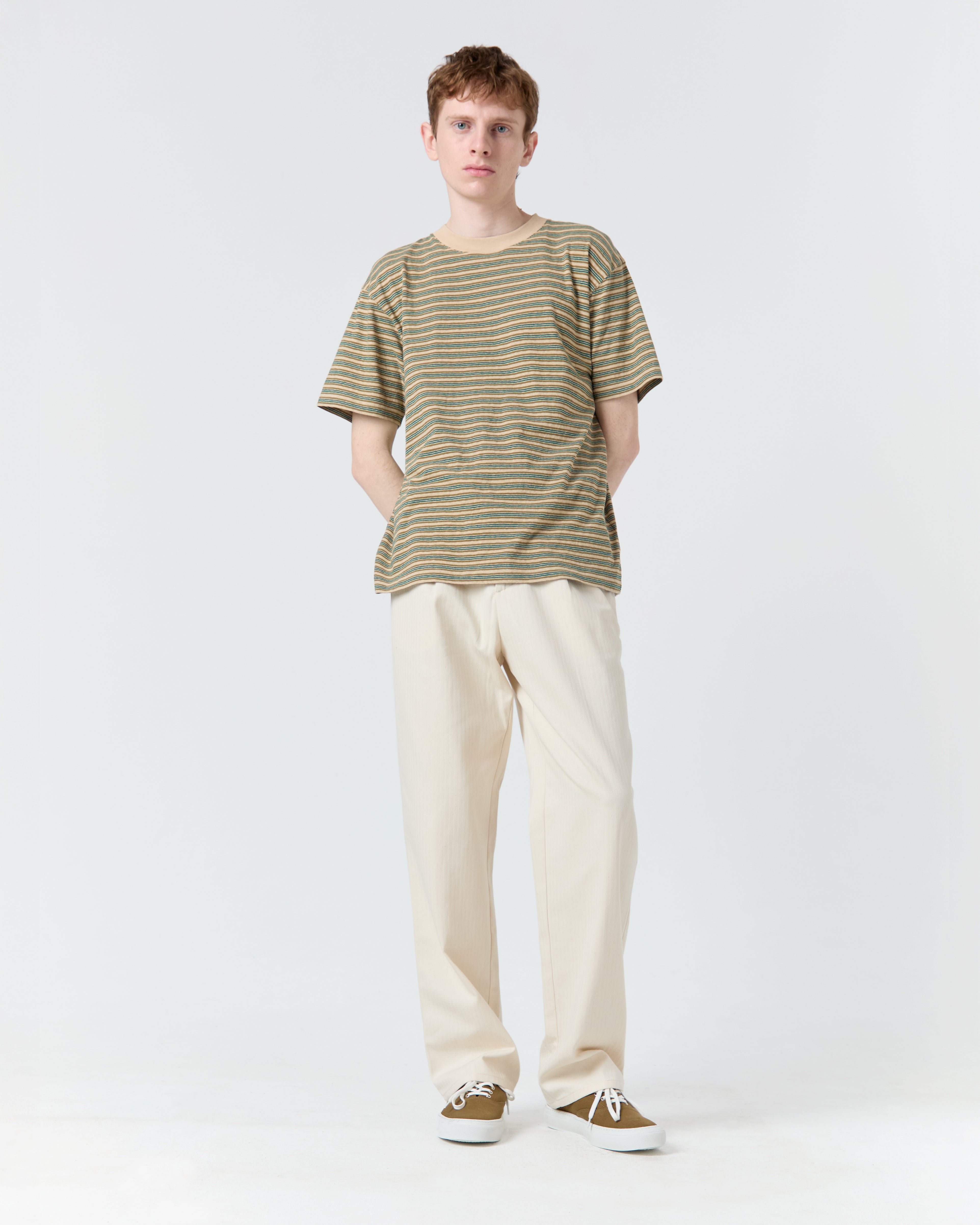 T-shirt Oregon kaki rayé