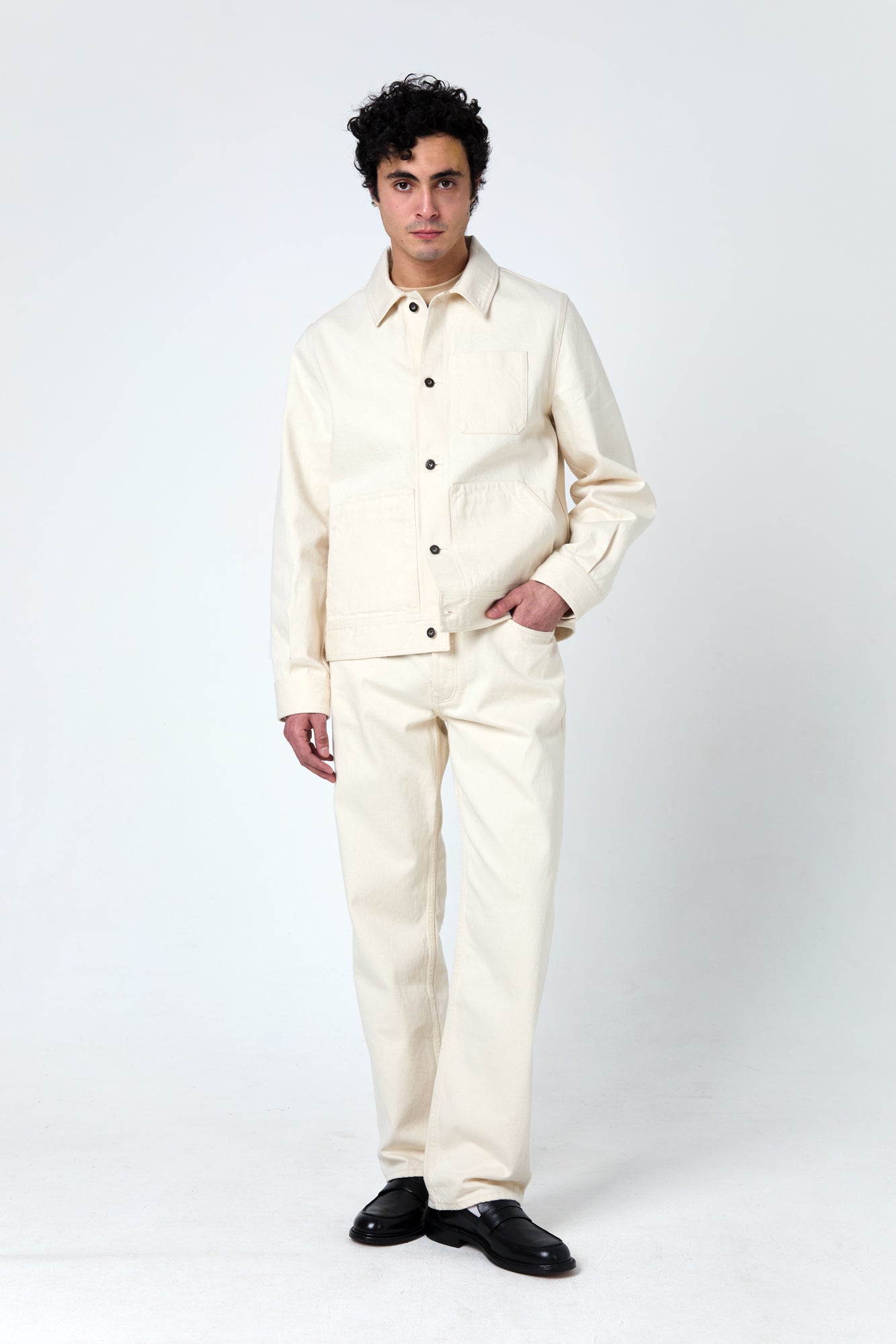 Bergame jacket in ecru