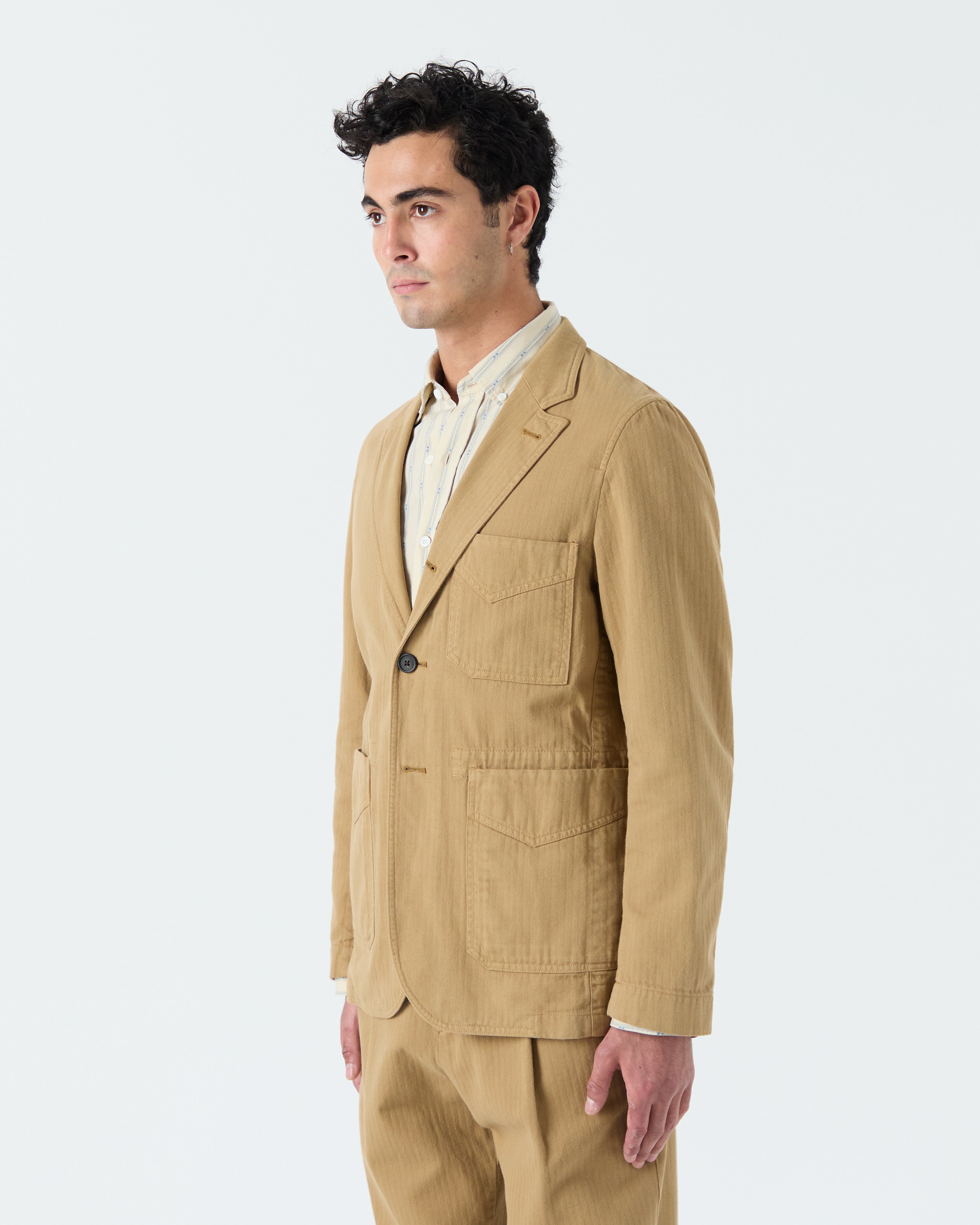 Sorrente jacket in sand