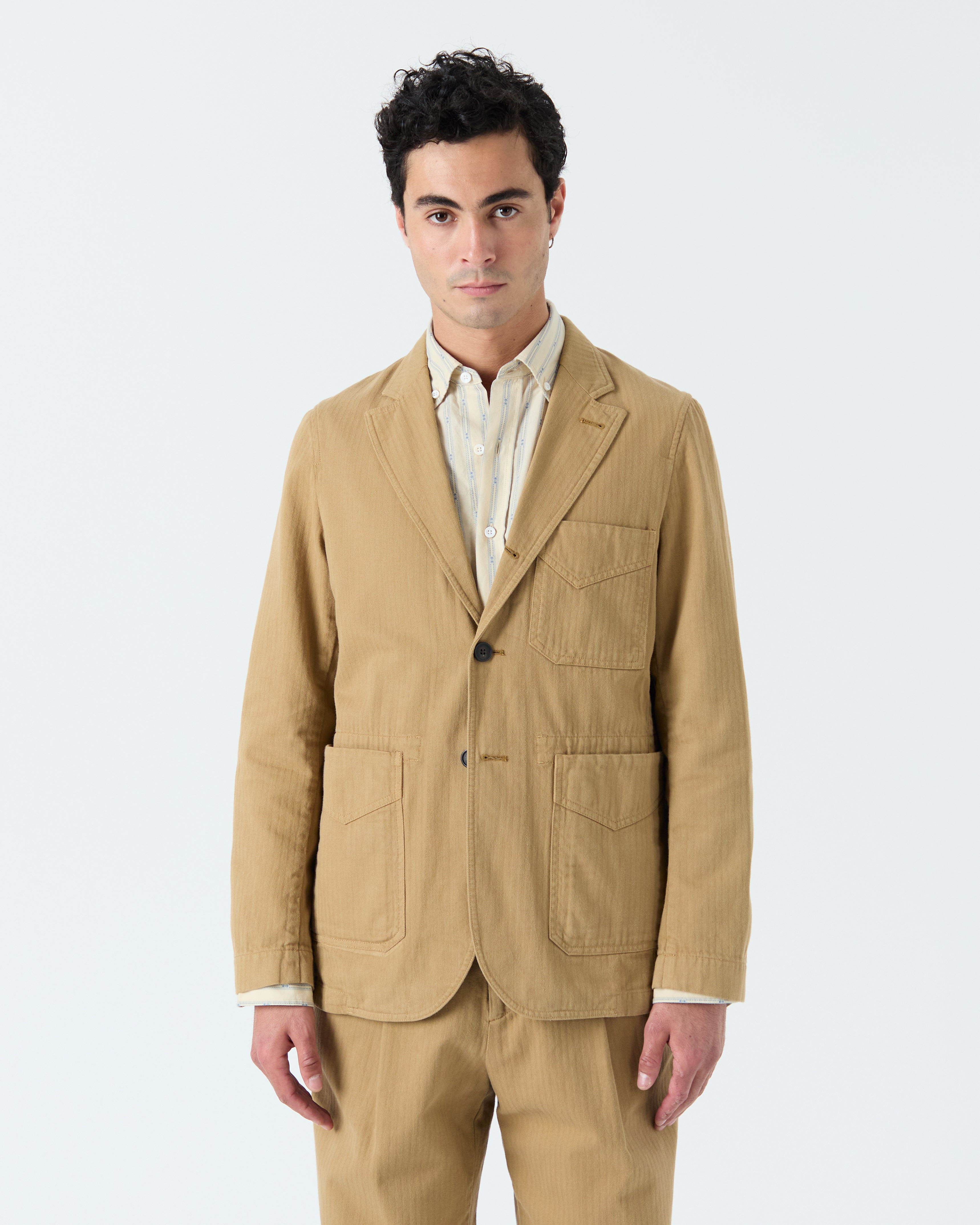Sorrente jacket in sand