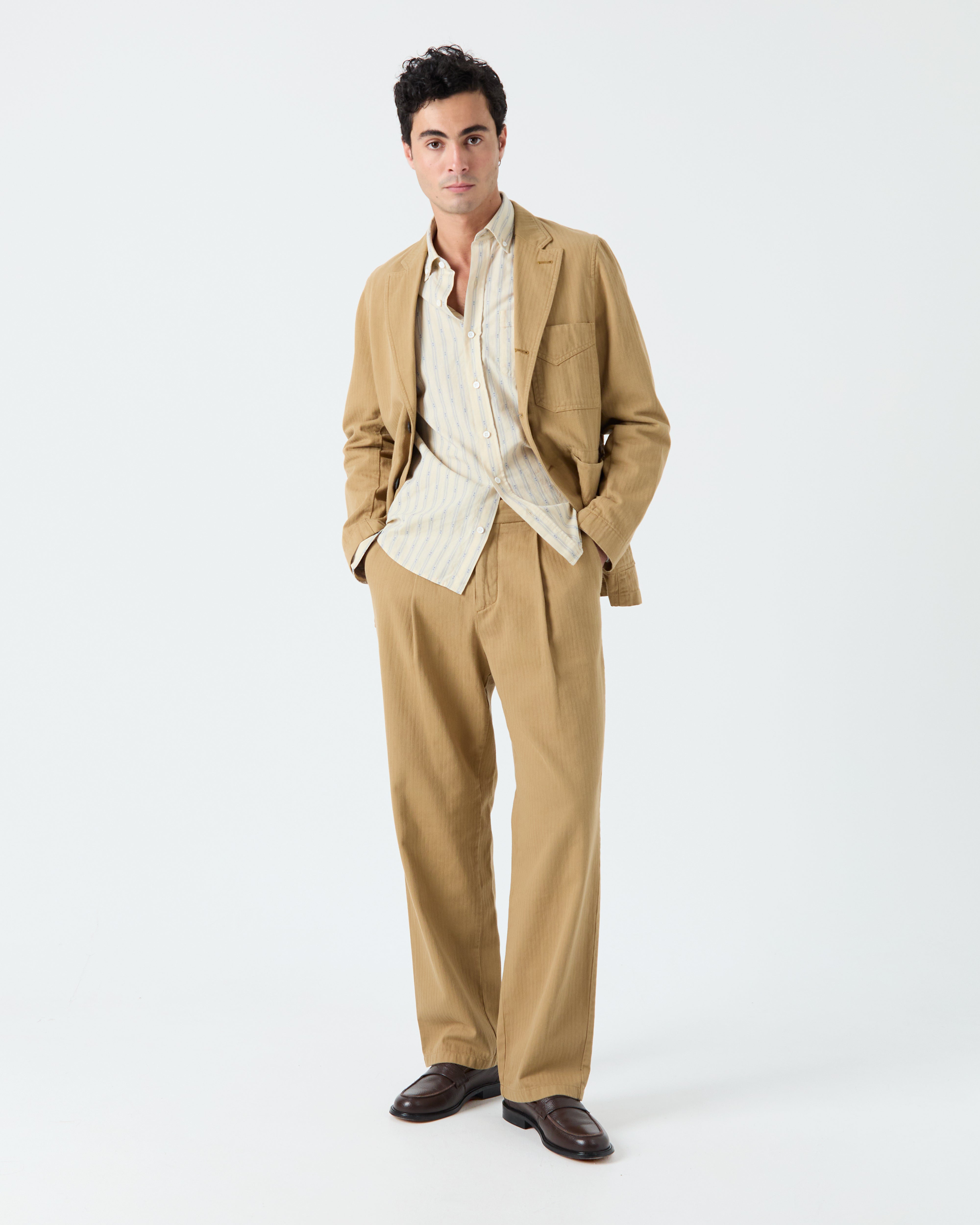 Sorrente jacket in sand