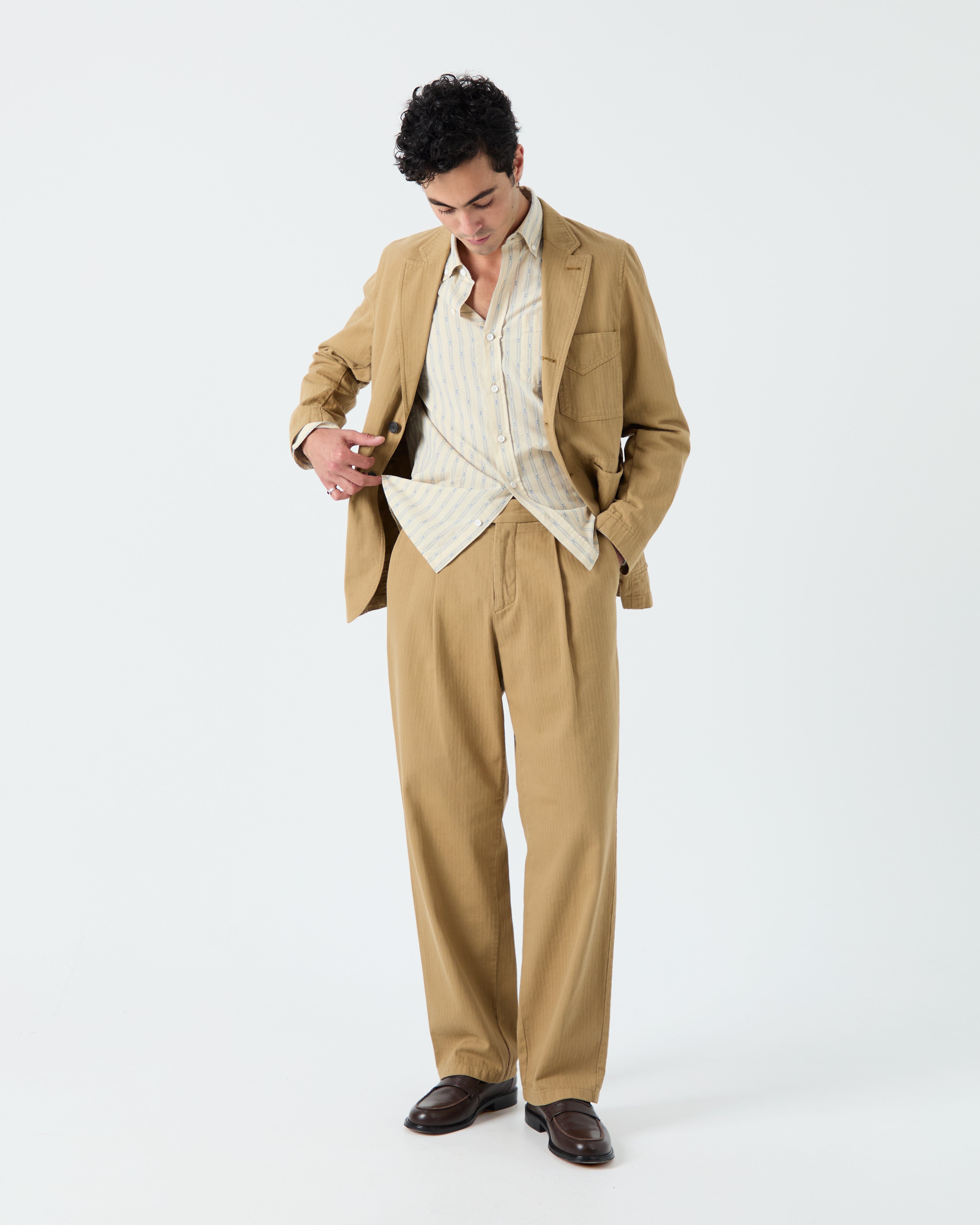 Sorrente jacket in sand