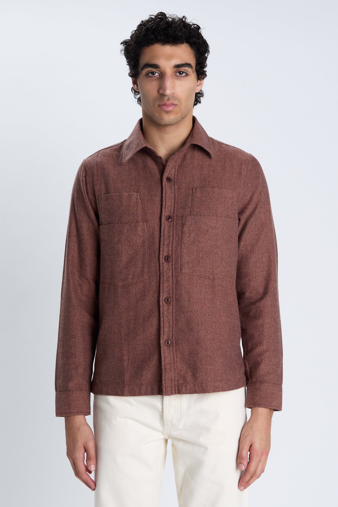 Benton shirt in rust