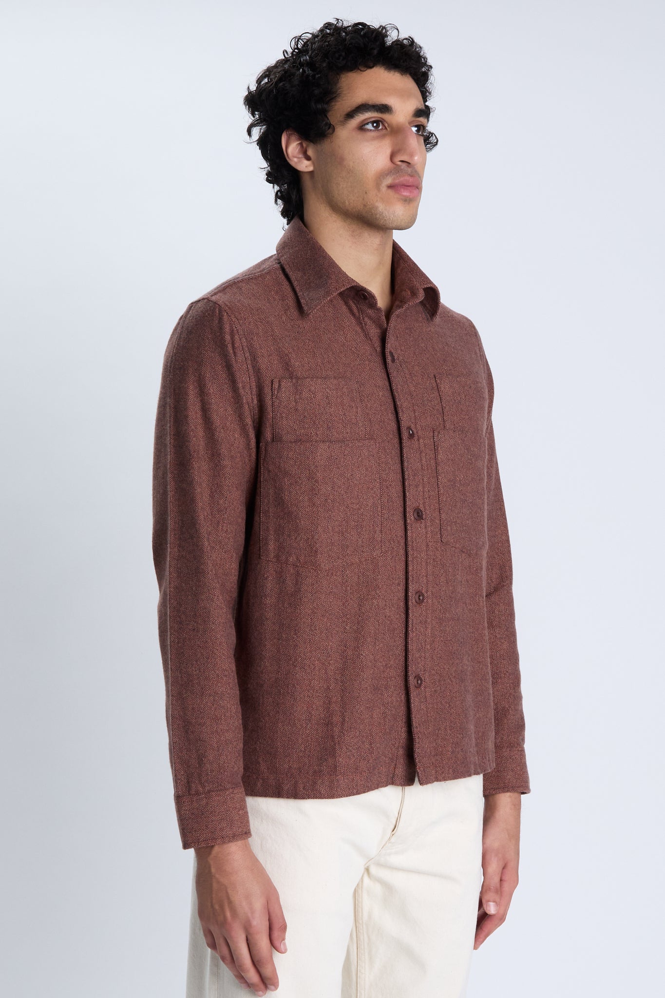 Benton shirt in rust