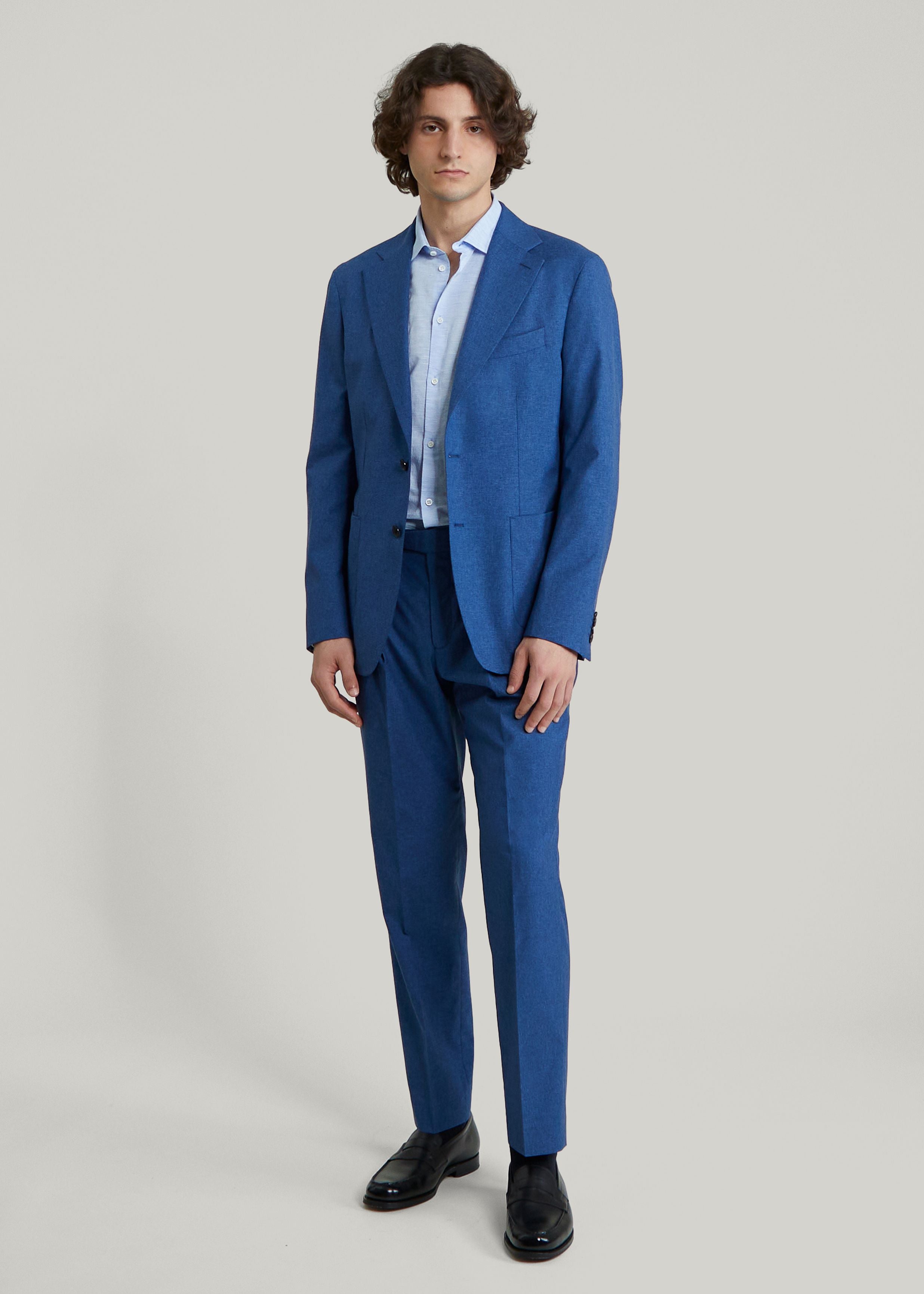 Pantalon Toso bleu - 3