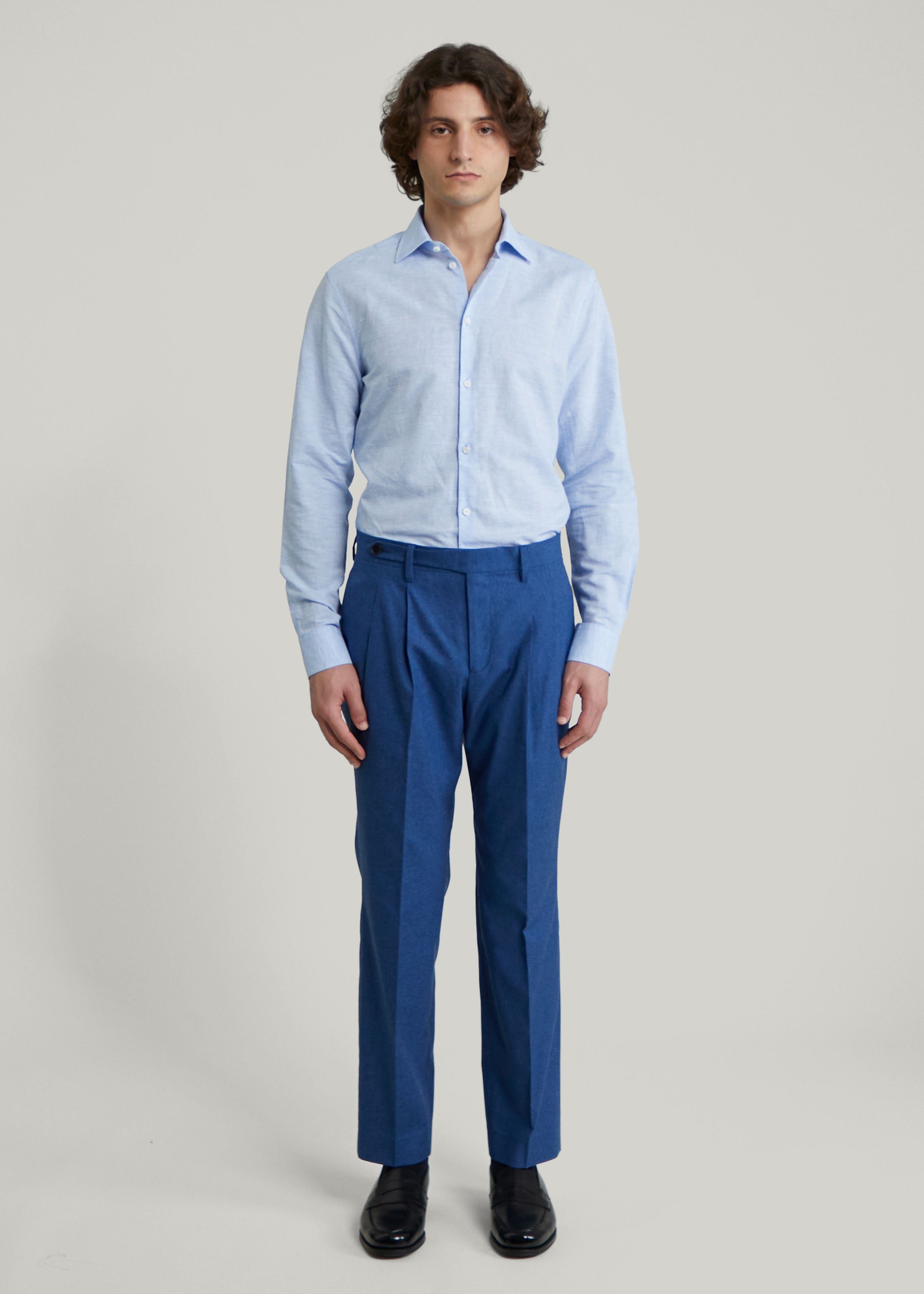 Pantalon Toso bleu - 5