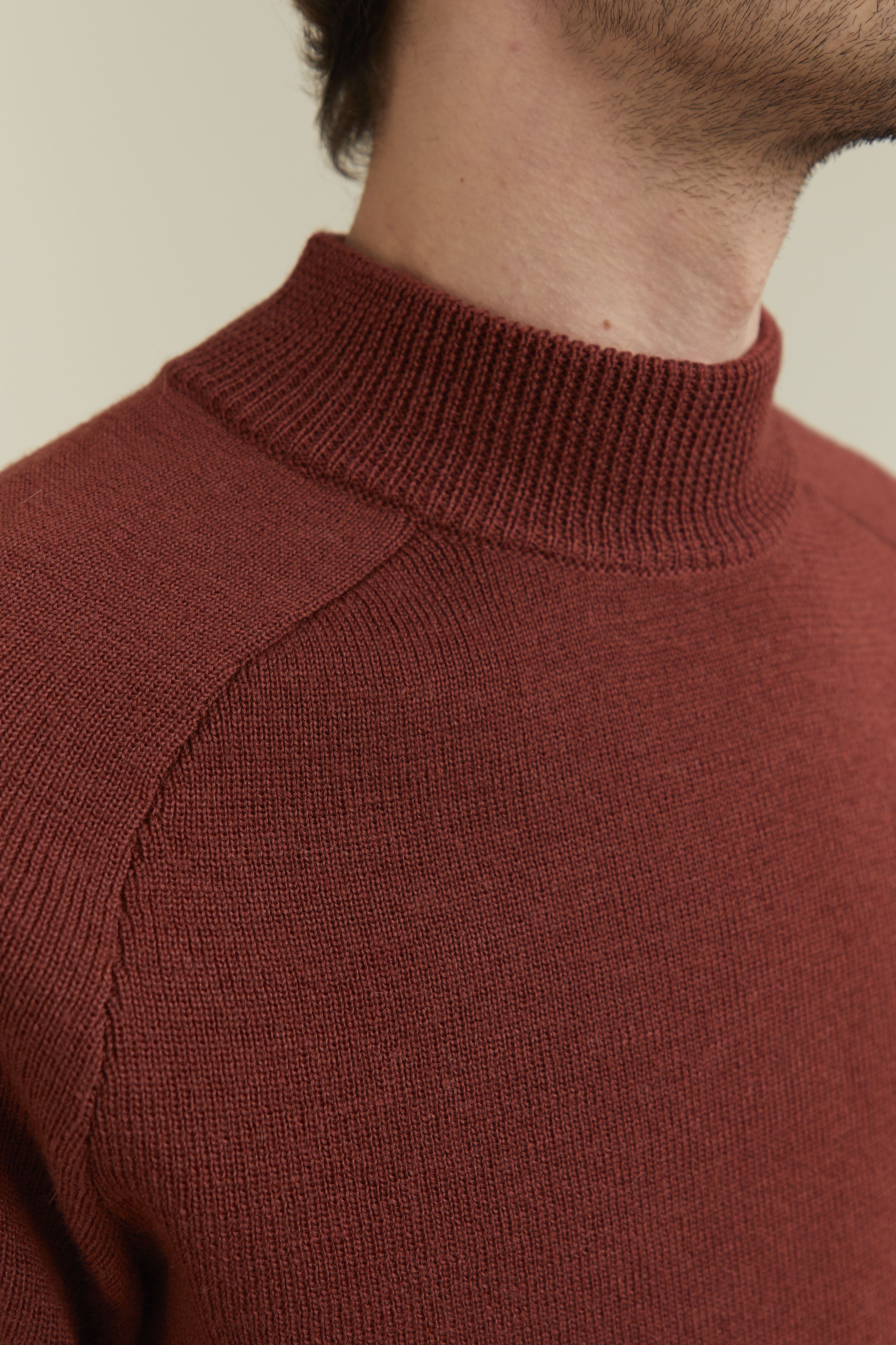 Brest sweater in terracotta