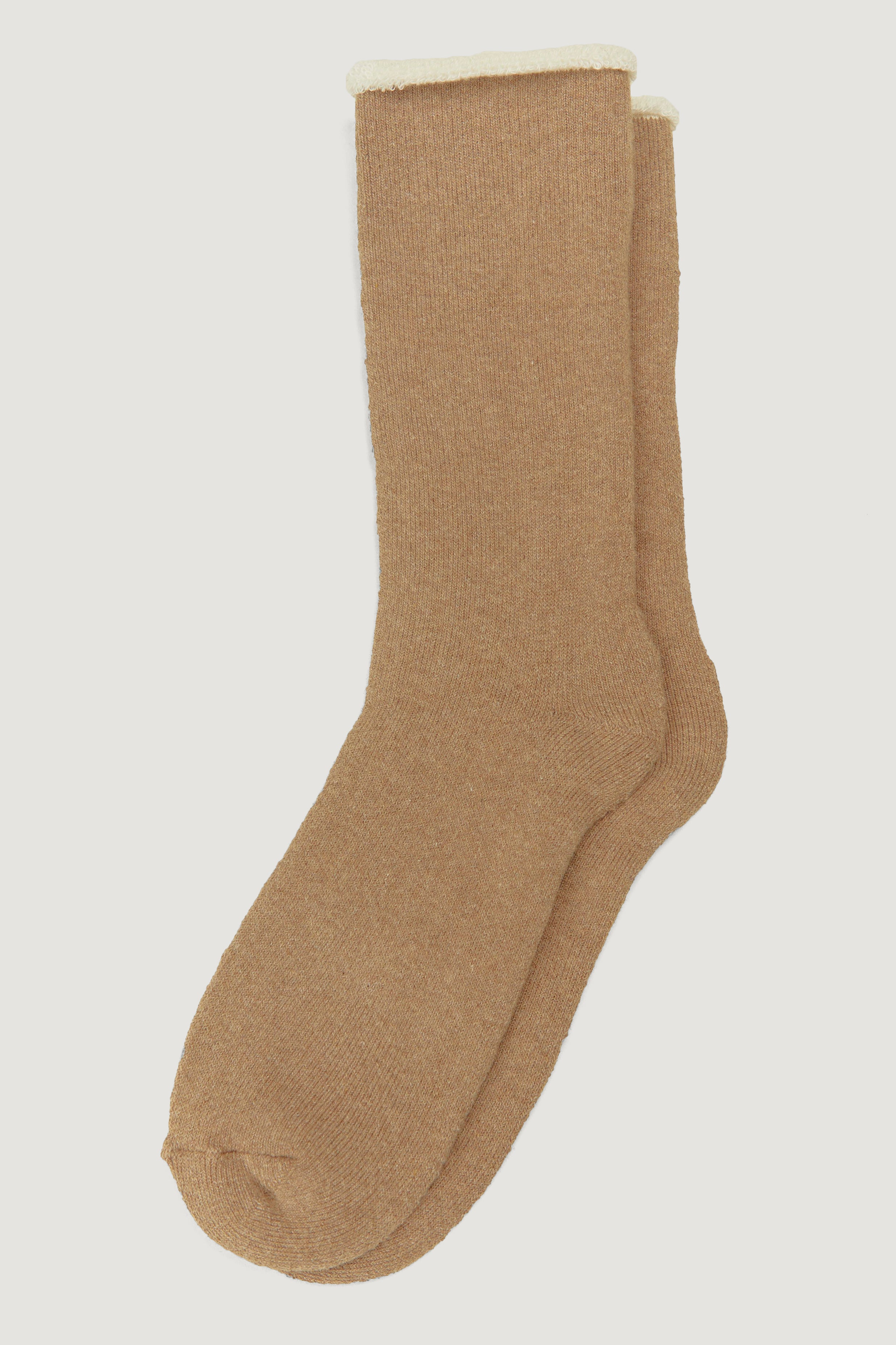 Serta socks in camel