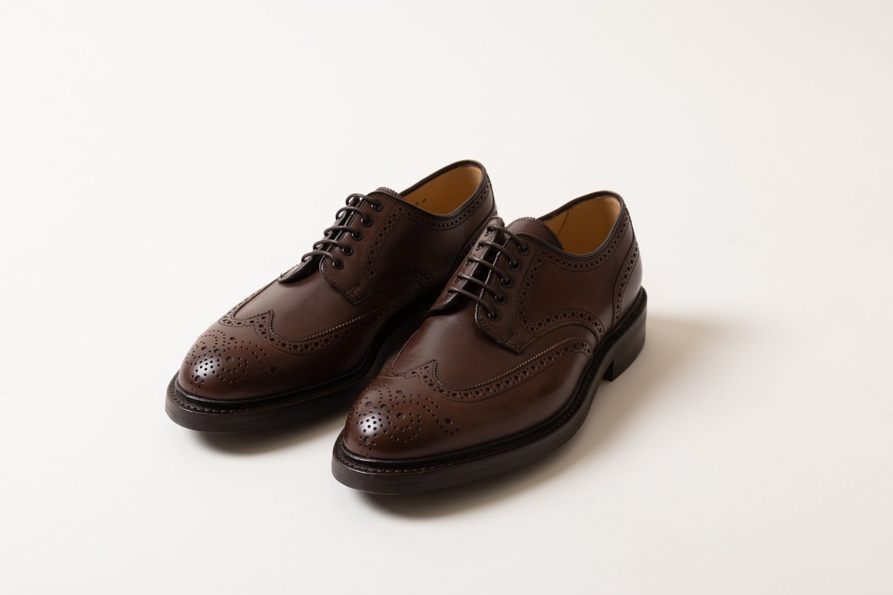 Brogues Jack marron en cuir pleine fleur - 3