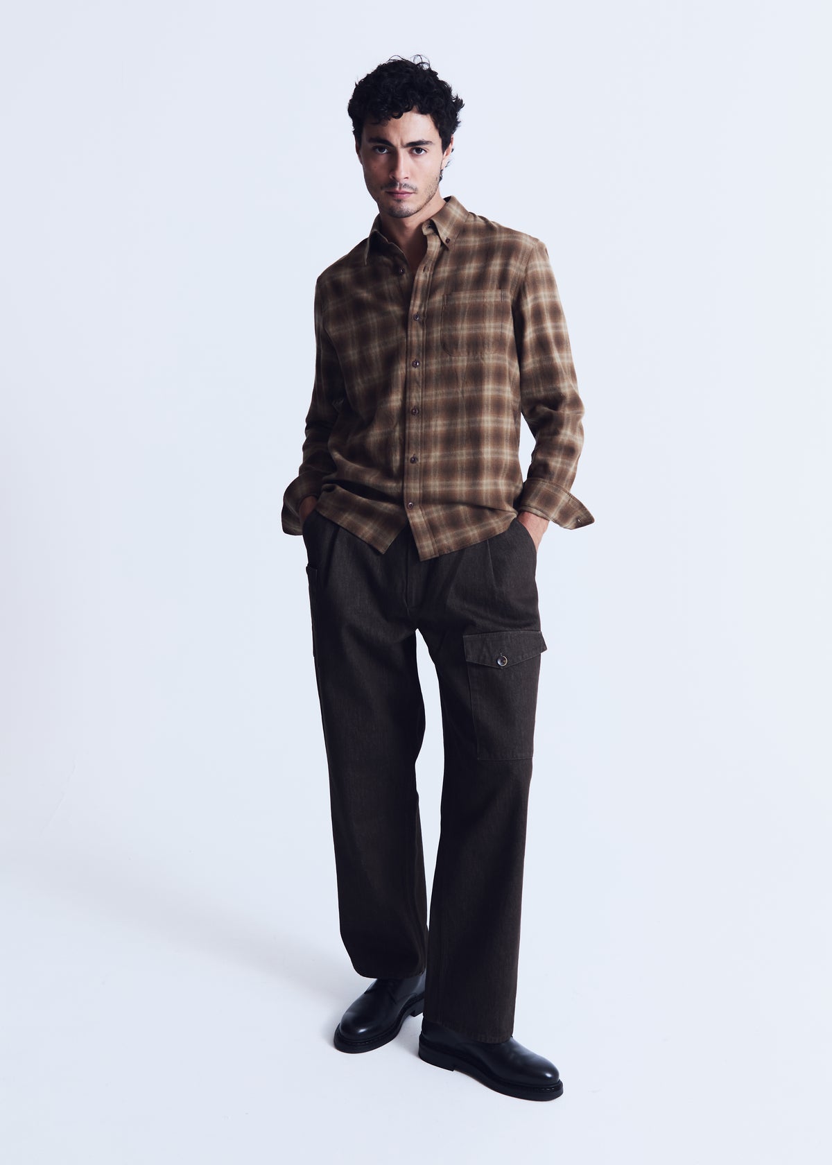 Chemise Calvi marron