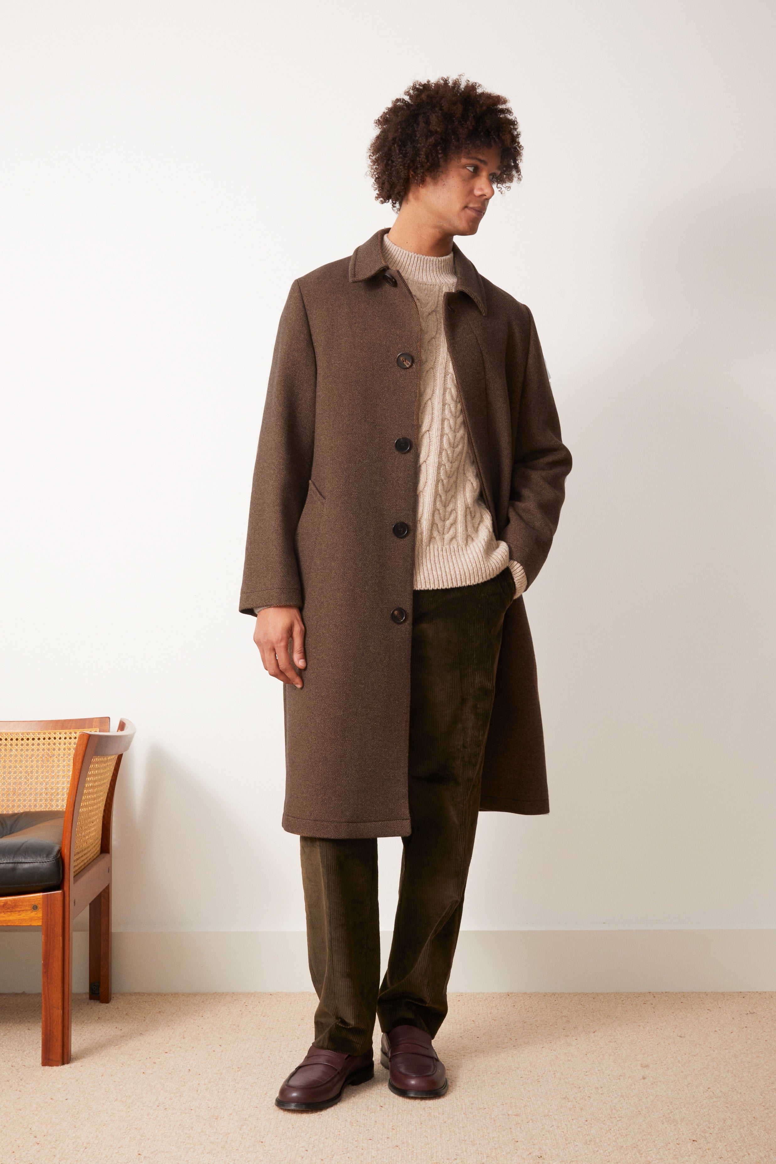 Montmartre coat in brown