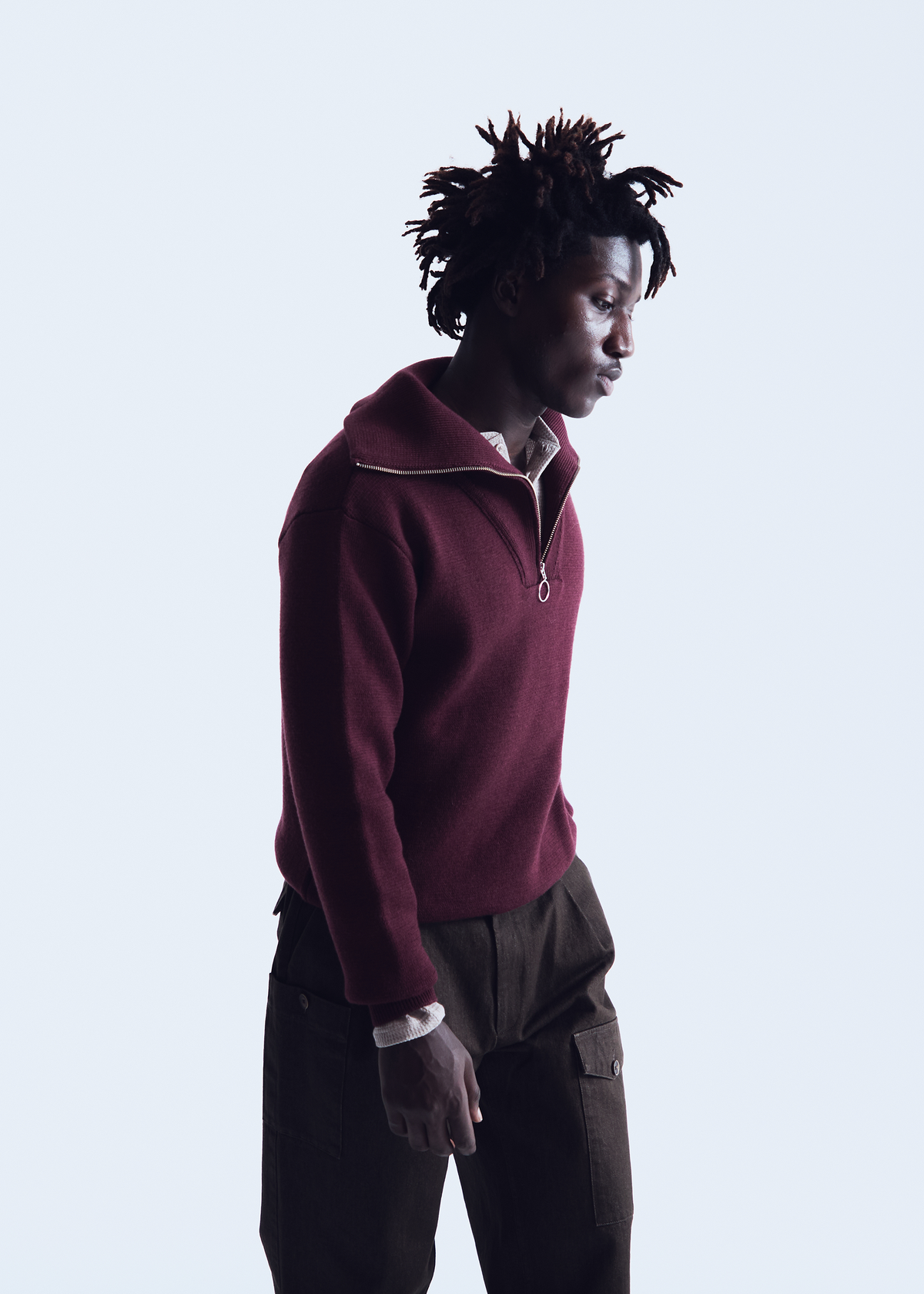 Matera Burgundy Sweater