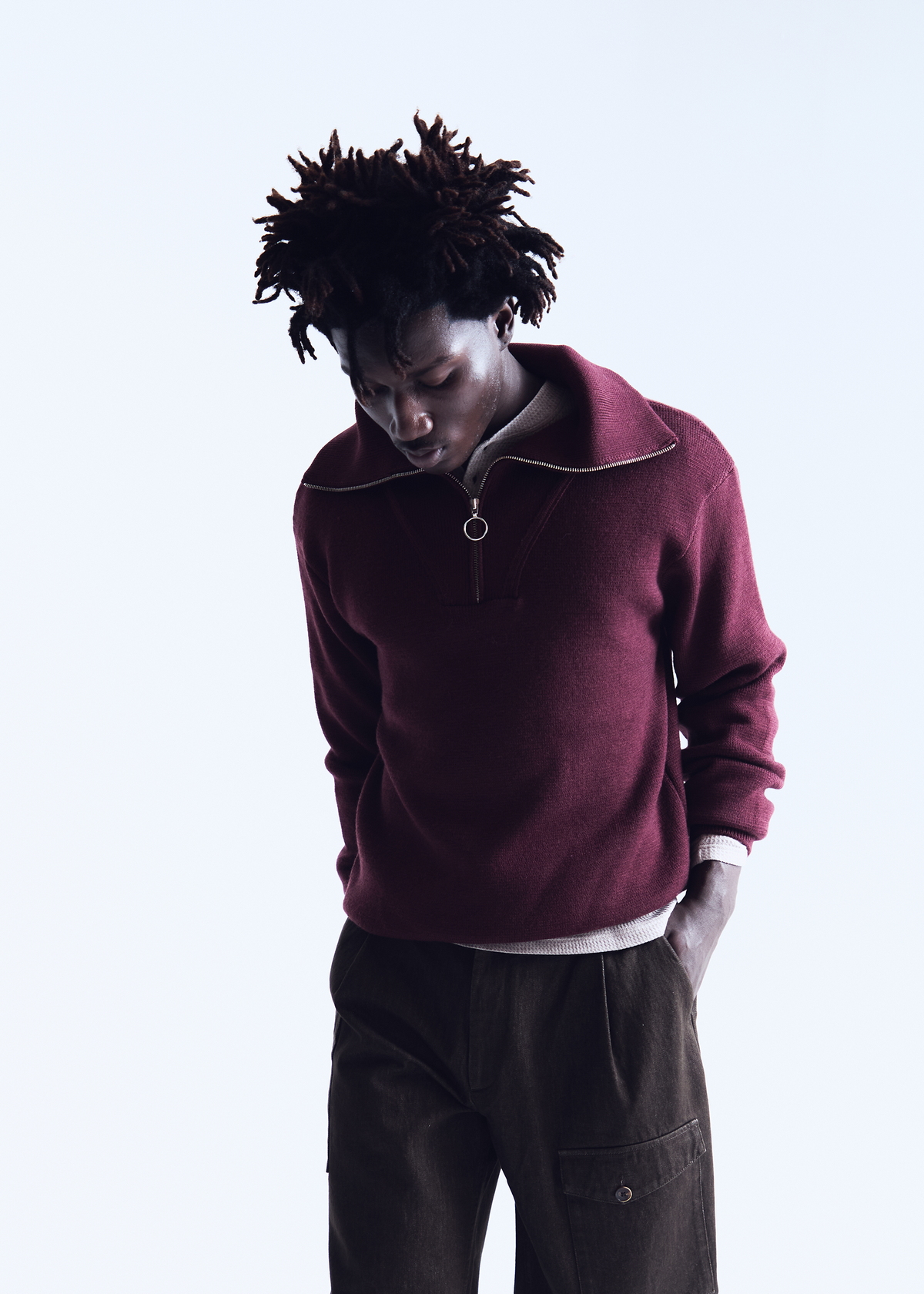 Matera Burgundy Sweater