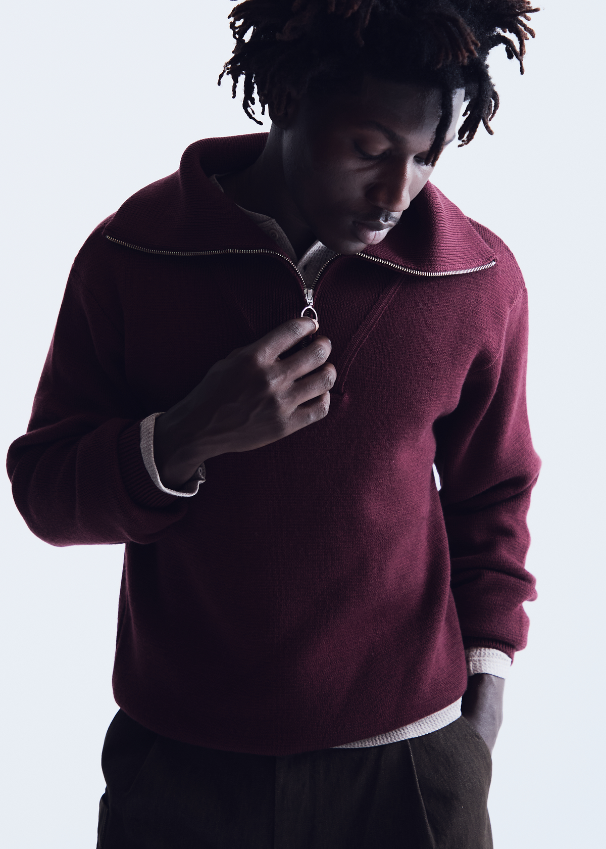 Matera Burgundy Sweater