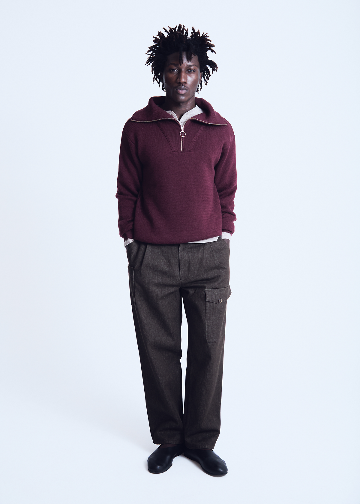 Matera Burgundy Sweater