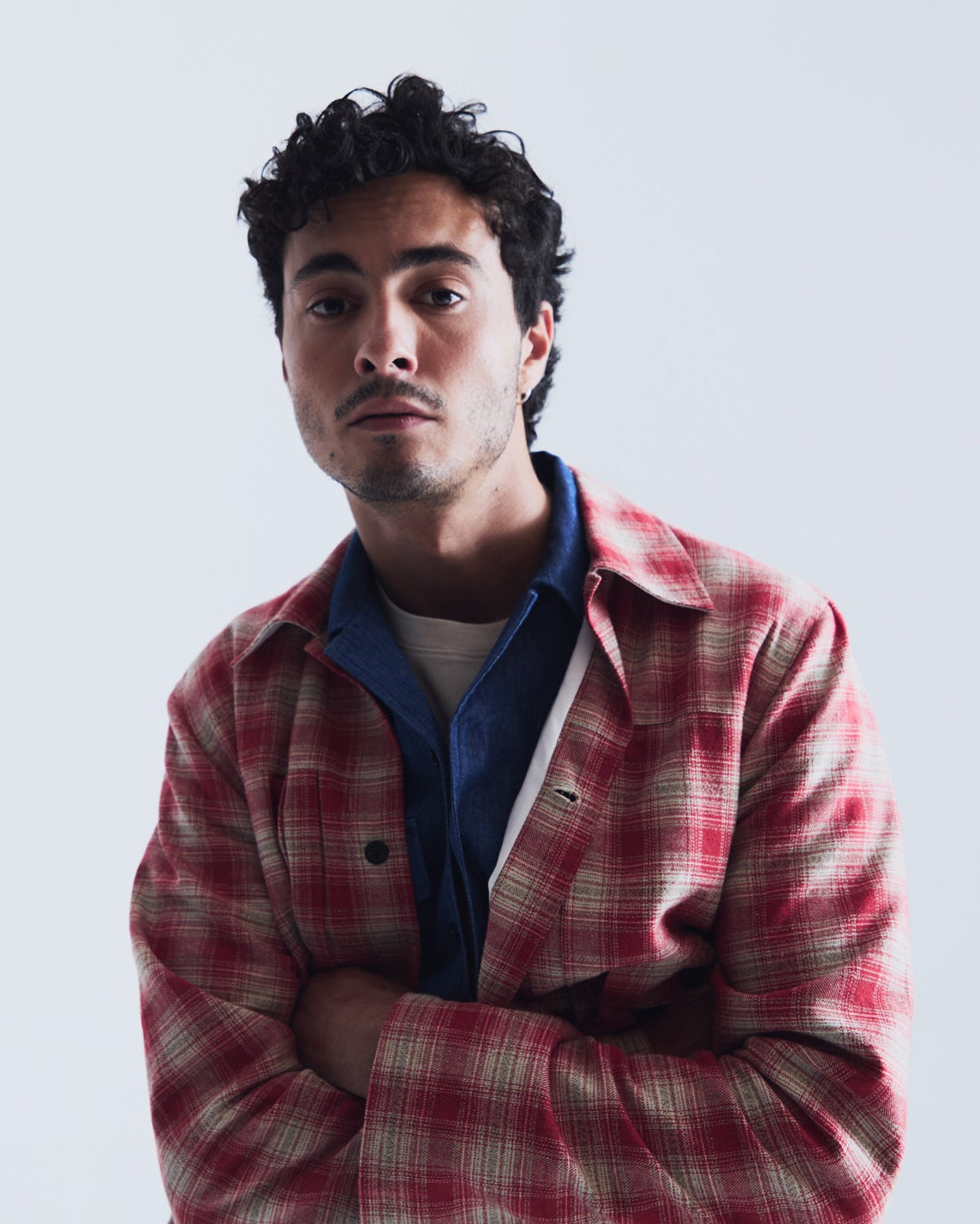Nara overshirt in red