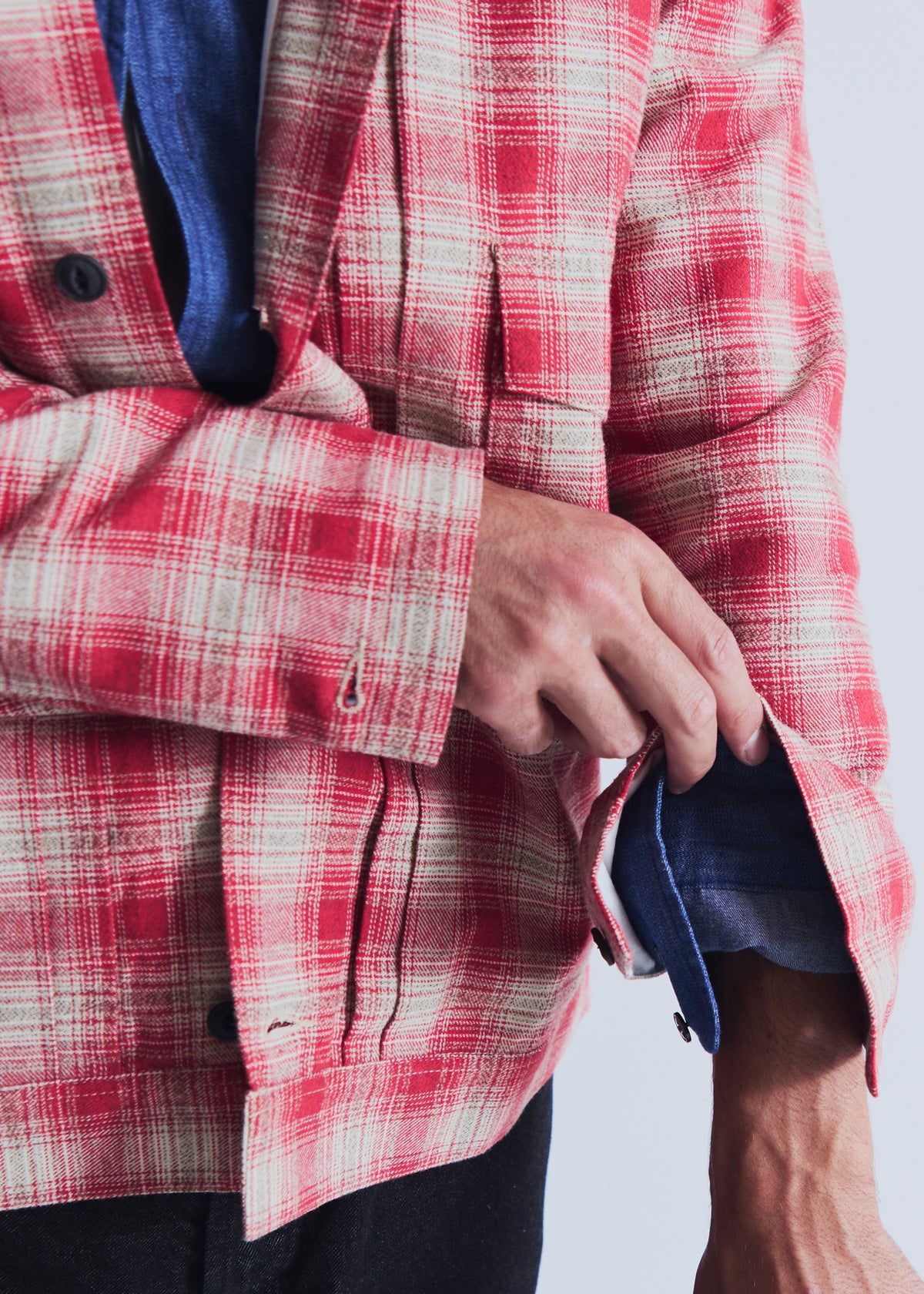 Nara overshirt in red