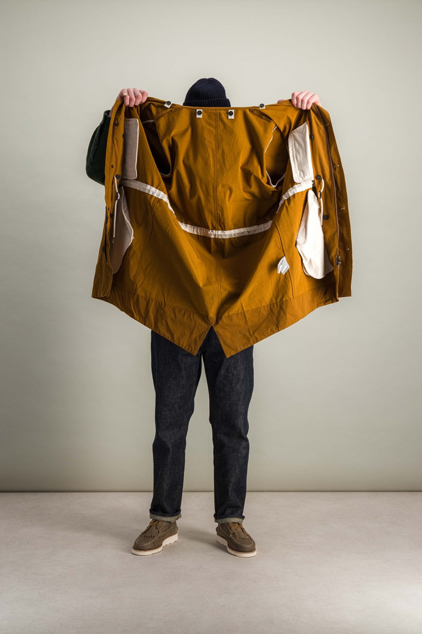 Nusco parka in cognac