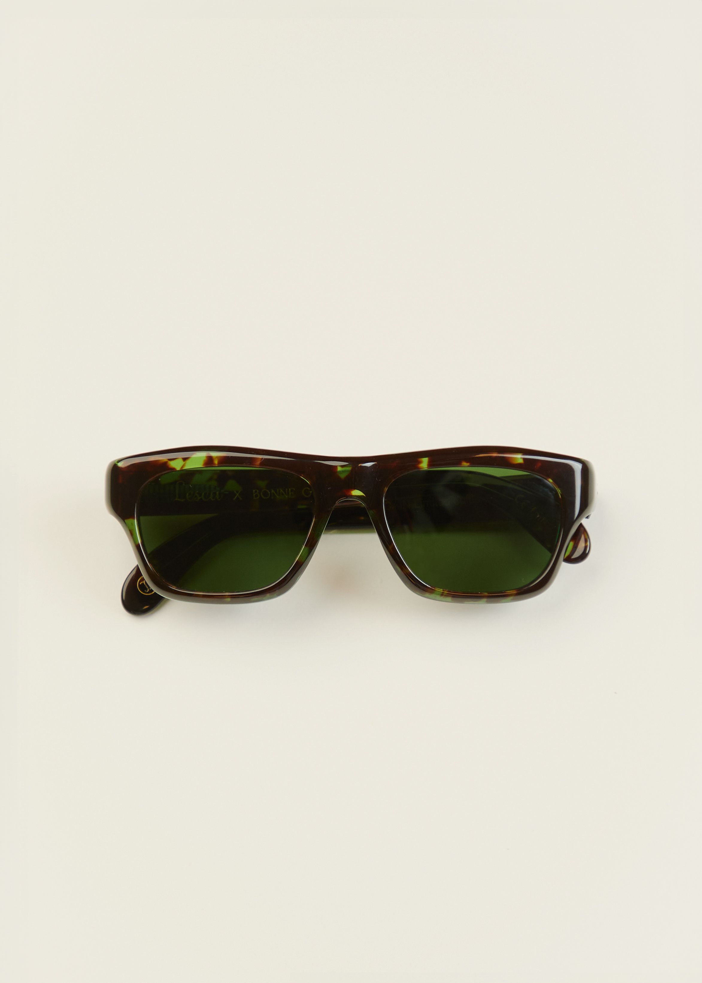 Lunettes de soleil Cain écaille vert foncé - 1