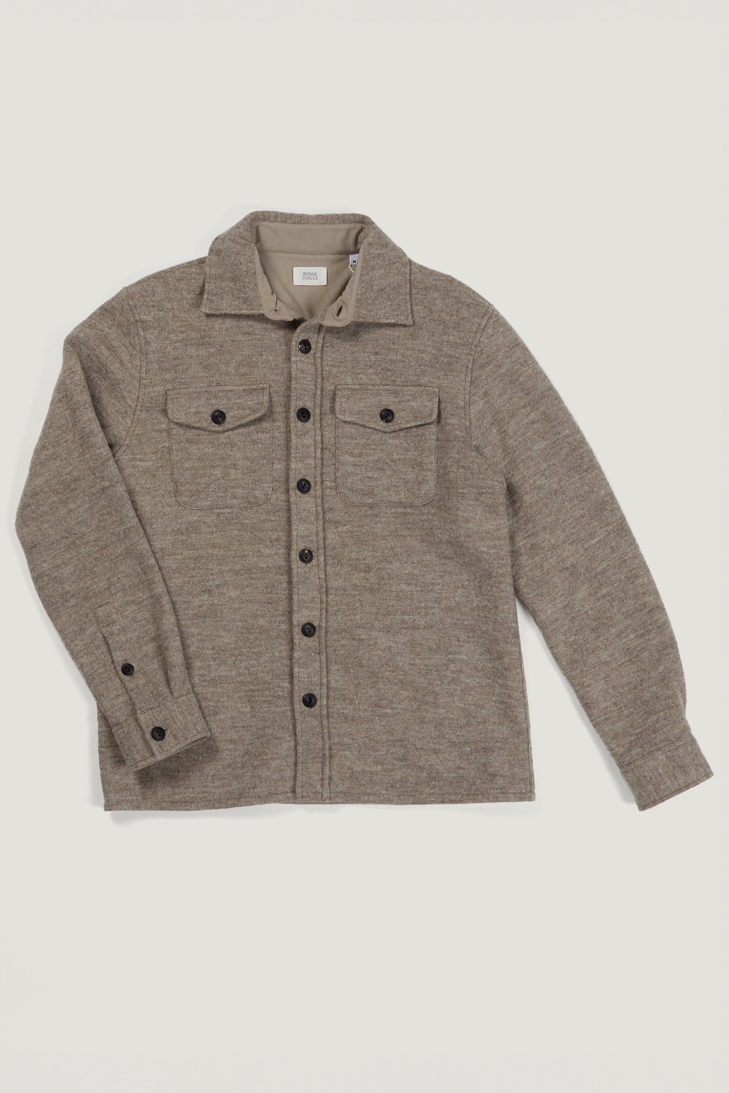 Milo overshirt in beige