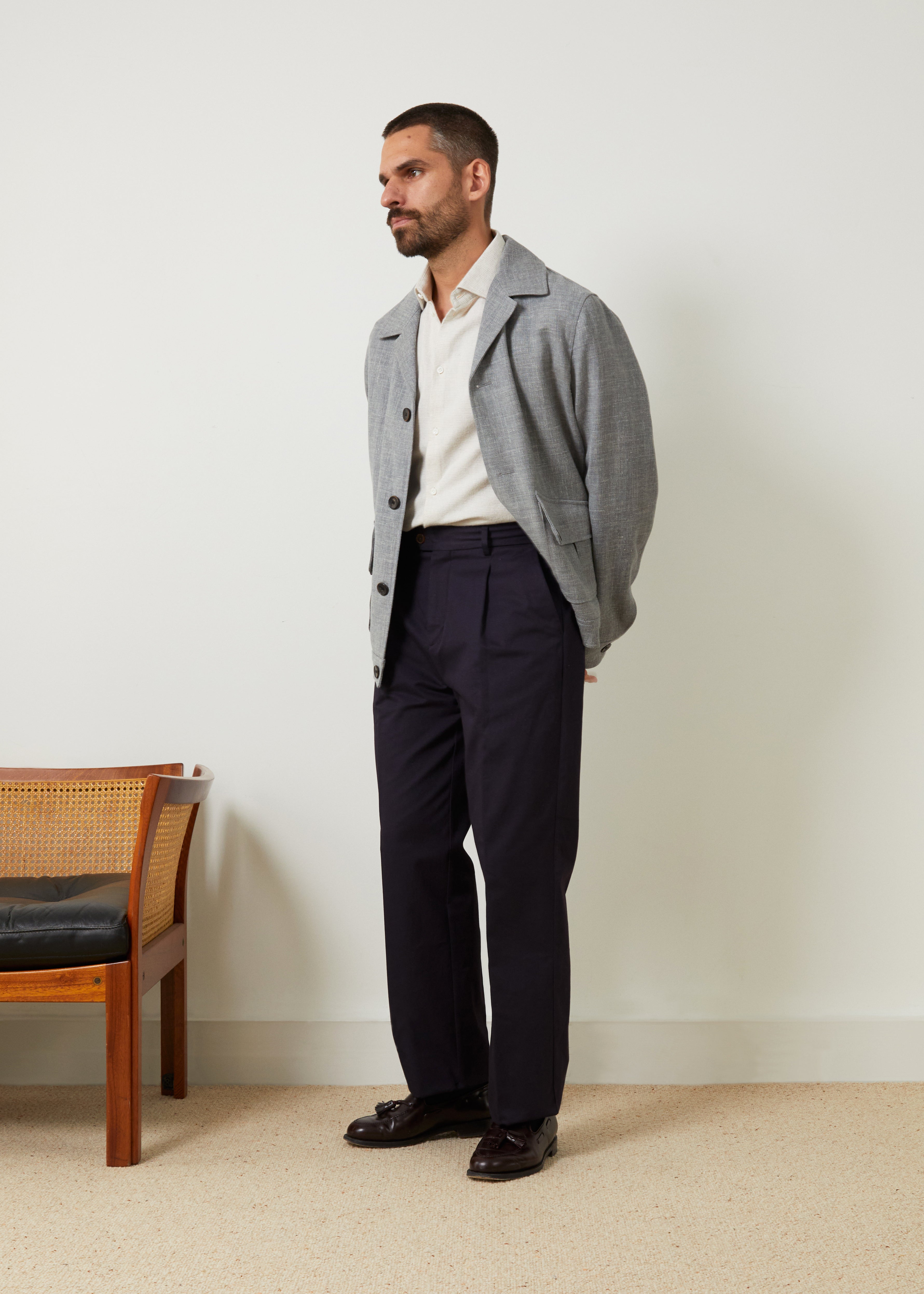 Poetto pants in navy