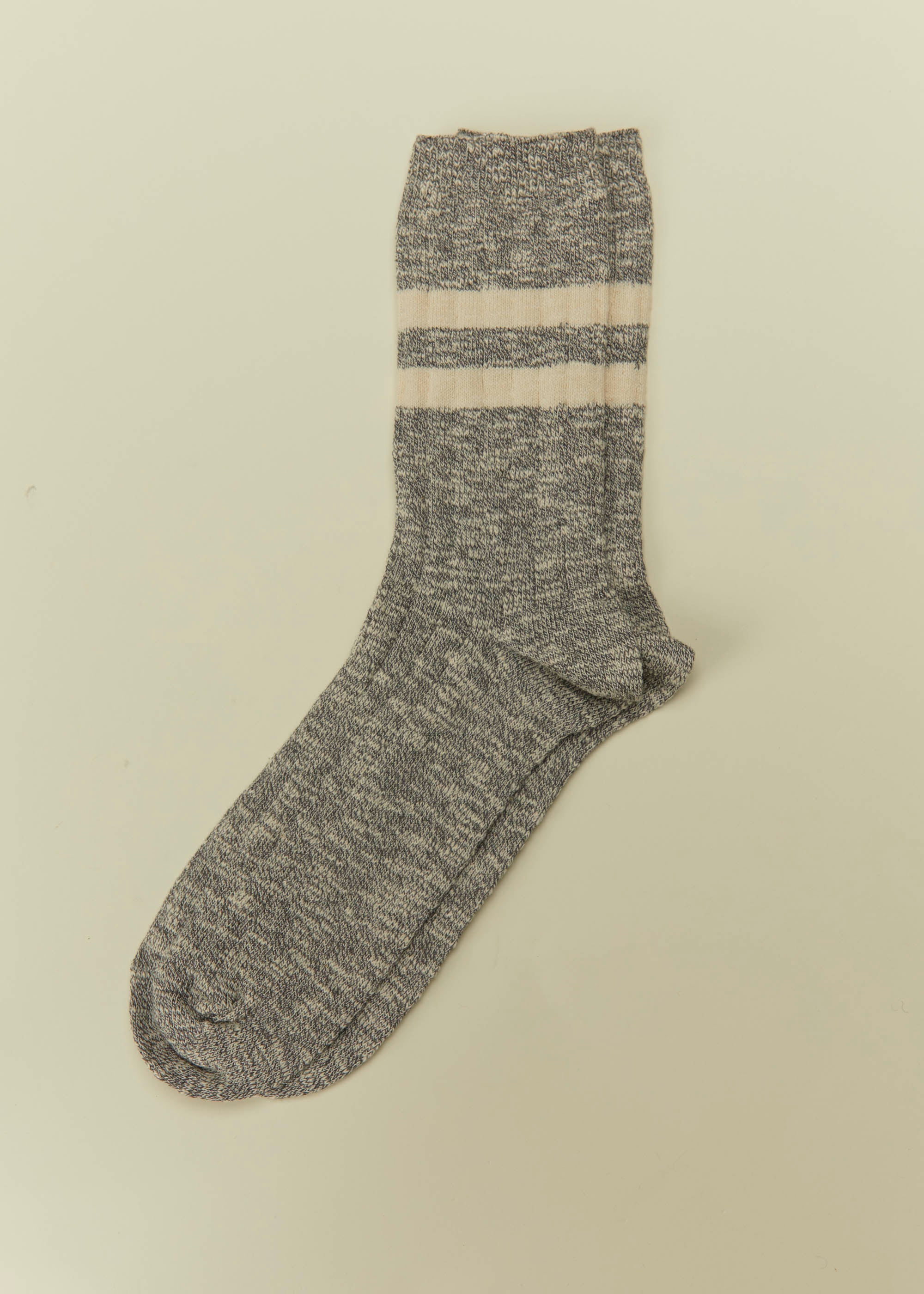 Chaussettes Seica en coton texturé gris - 1