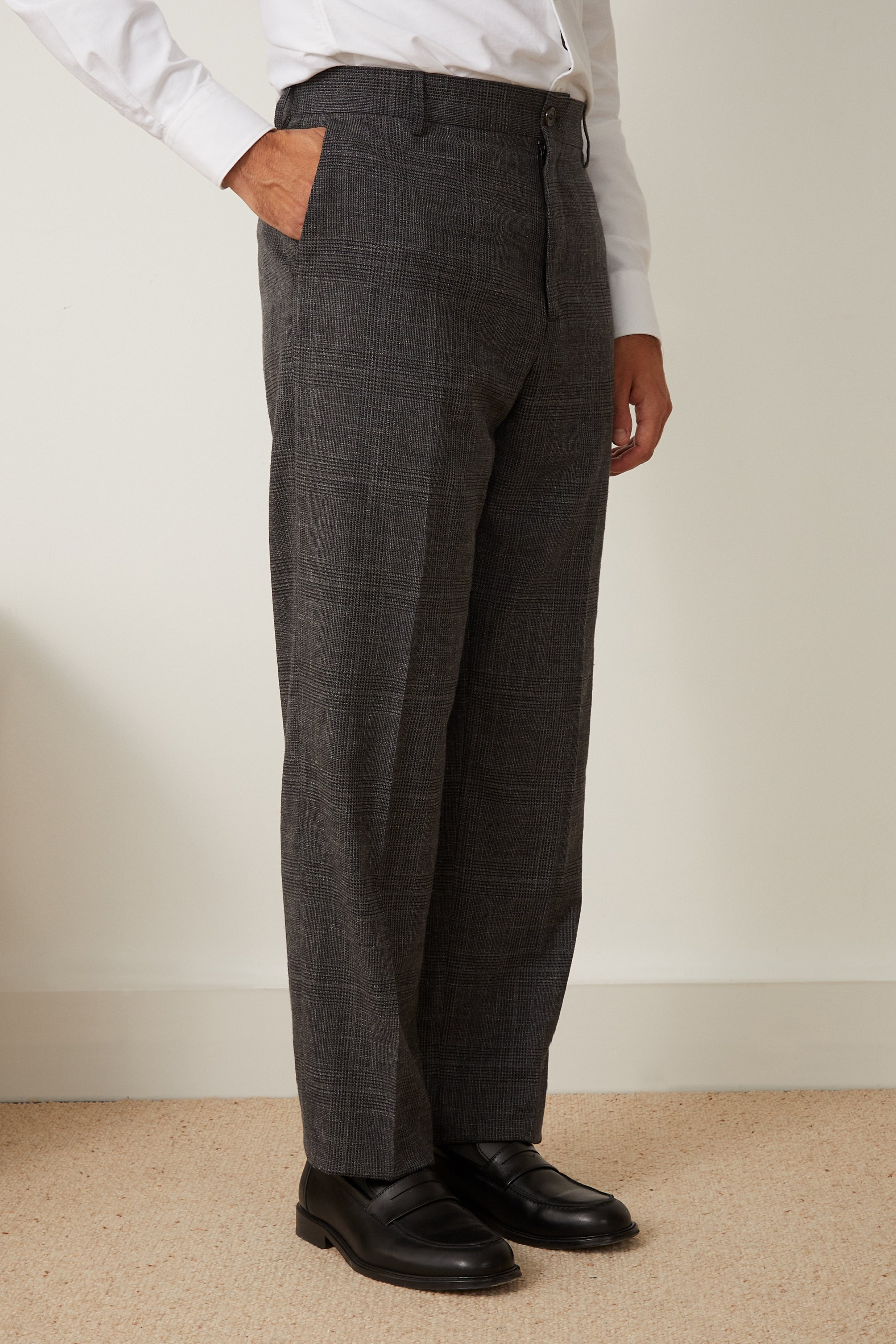 Charcoal Belleville trousers